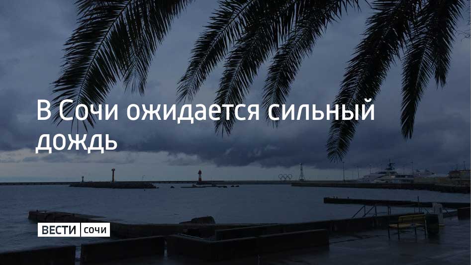 С вечера 29 мая до вечера 30 мая в Сочи и на федеральной территории Сириус ожидается сильный дождь, местами возможна гроза. Спасатели рекомендуют не оставлять автомобили под деревьями, рекламными щитами и прочими конструкциями, быть внимательными при отдыхе у воды, сообщили в администрации Сочи.