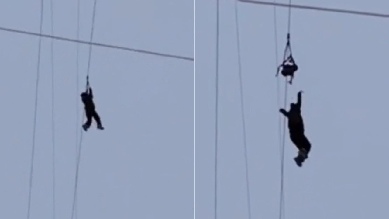 На перевале Камчик 16 летняя девушка сорвалась с зиплайна видео Девушка упала с подвесной дороги в результате технической неисправности   uznews uz ru news 105617 uznews