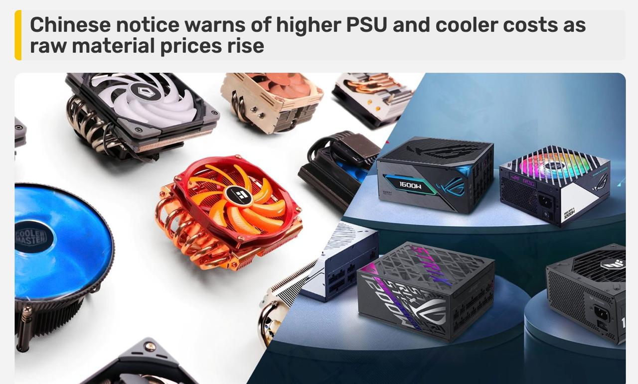 Из за кризиса на рынке оперативки подорожают блоки питания и кулеры Цена меди установила новый исторический максимум в 13 тыс за тонну прибавив более 40 за год Причина такого роста стоимости ИИ бум требует новых дата центров На их постройку уходят сотни тонн меди Металл потянул за собой цены на другие комплектующие Китайская компания Guangzhou Electronic Technology Co Ltd уже предупредила магазины о 10 подорожании Цены должны измениться с февраля investingcorp
