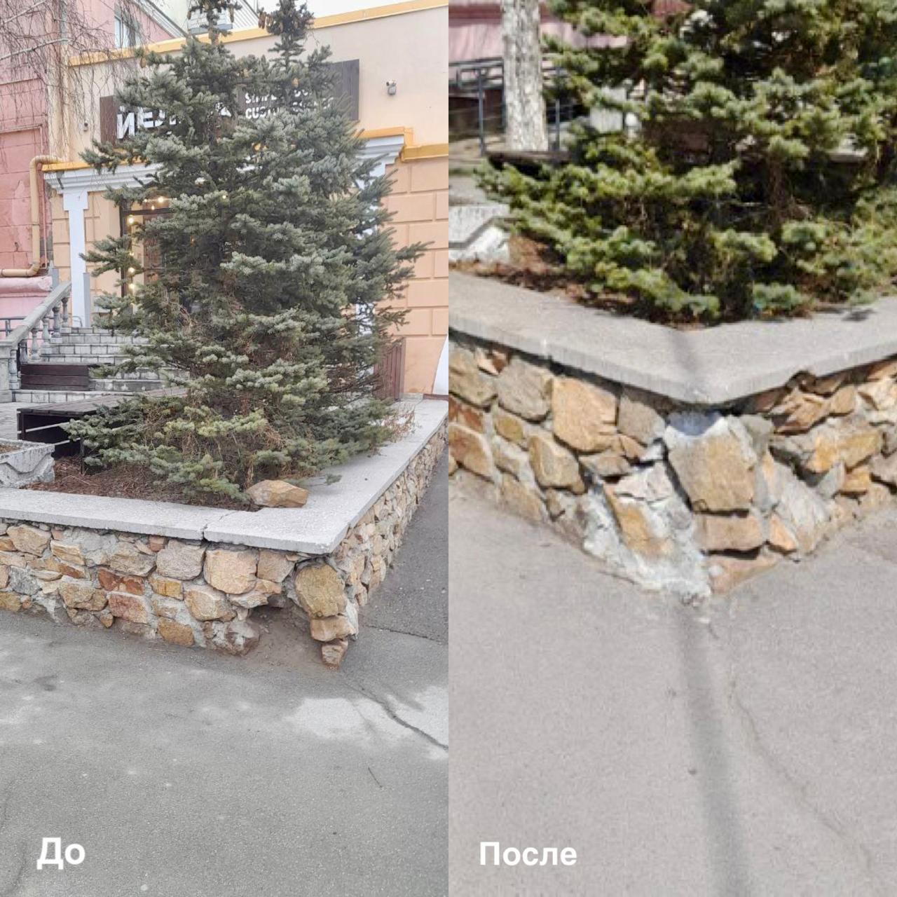 Ступеньки и фасады аптек, магазинов и кафе в центре Барнаула приводят в порядок  В Центральном районе Барнаула стартовала масштабная ревизия зданий. С начала года специалисты выявили 87 нарушений правил благоустройства в части содержания фасадов и входных групп, сообщили в мэрии. У многих объектов поврежденные ступени, отколотая плитка, облупленная краска и трещины на стенах.  На сегодня устранено 50 замечаний. Приведены в порядок:   входные группы у "Матрешки", "АптекаПлюс", ТД "Невский"  пр. Ленина, 22 и 24 ,  восстановлена подпорная стенка у кофейни "Йель"  пр. Ленина, 45 ,  отремонтированы фасады салона "Флорис", "Билайн", магазина "Триумф", "Турина гора" и других точек.  Сейчас в работе – крыльцо у ТЦ "Проспект"  проспект Ленина, 39 . На контроле остаются еще 37 объектов.    ТОЛК