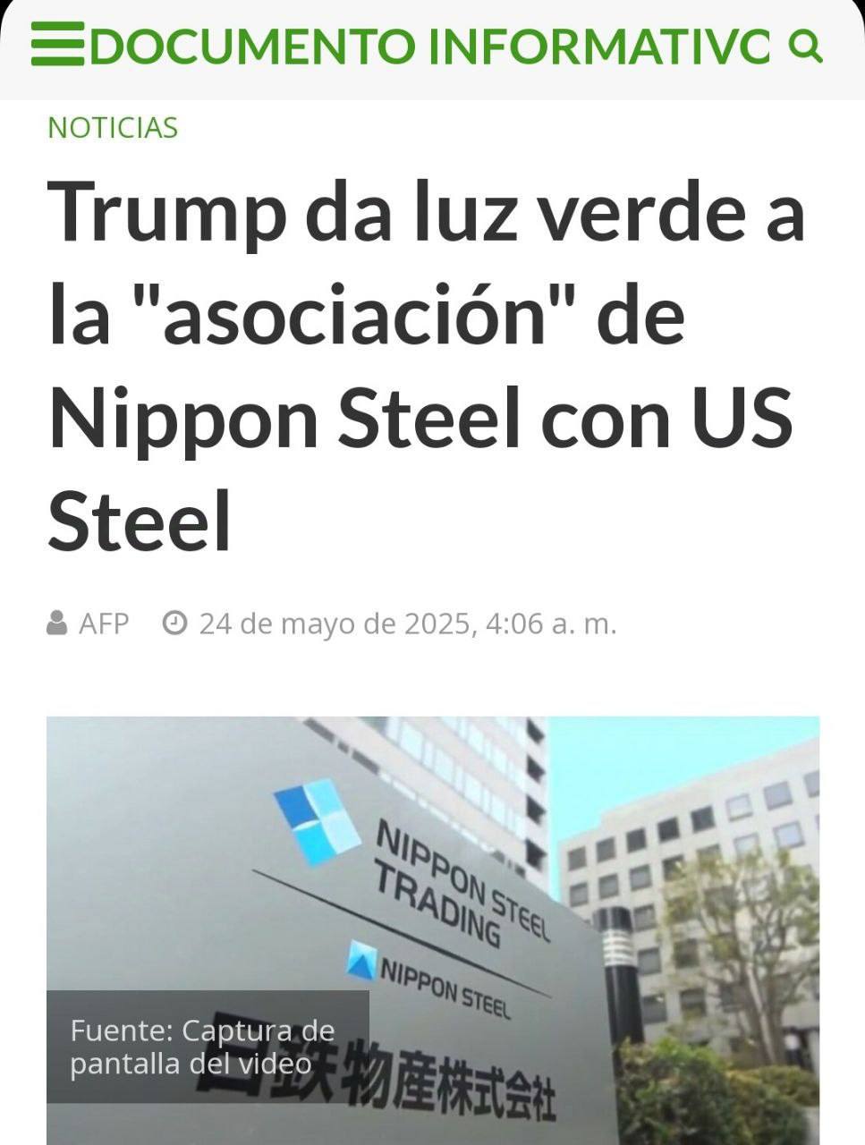 Администрация Дональда Трампа одобрила стратегическое партнерство между японской компанией Nippon Steel и американским производителем стали US Steel. Это сотрудничество направлено на укрепление позиций обеих компаний на мировом рынке и повышение конкурентоспособности американской сталелитейной отрасли. Партнерство позволит объединить технологические разработки и производственные мощности, что способствует развитию инноваций и увеличению объёмов производства стали в США. Кроме того, такое сотрудничество рассматривается как шаг к снижению зависимости от импорта стали из других регионов и укреплению национальной безопасности в стратегически важном секторе промышленности.