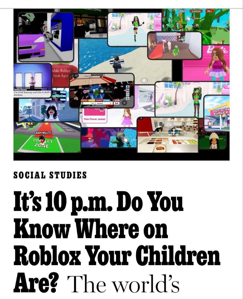 Roblox превратился в даркнет игра которую позиционируют как детскую стала рассадником криминала скам схем и контента 18 Внутри можно найти казино на реальные деньги где дети сливают родительские карты один из случаев закончился проигрышем более 6 тысяч долларов Сегодня в Roblox зарегистрировано 111 миллионов пользователей это в два раза больше чем в Steam Вместо выгоды платформа оборачивается ловушкой даже если удаётся заработать разработчики берут чудовищные комиссии чтобы вывести 200 долларов нужно отдать 109 К этому добавляется откровенный взрослый контент от порнографии до тематики наркотиков Игровое пространство рассчитанное на детей стало территорией где зарабатывают мошенники а сама платформа закрывает на это глаза Среди других игроков могут быть извращенцы и педофилы которые угрожают детской психике В августе против Roblox был подан иск за потворство сексуальной эксплуатации детей 1337