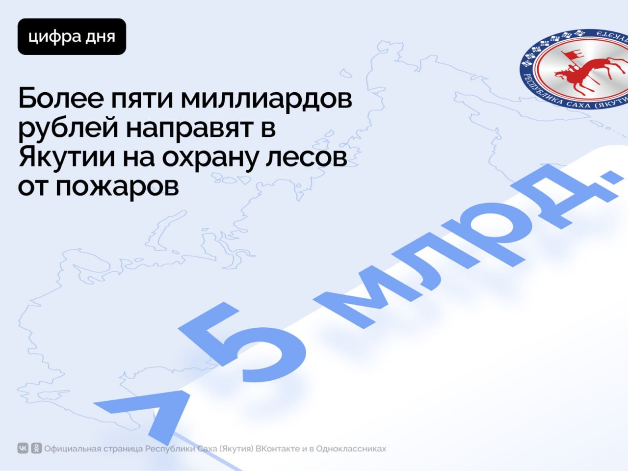 5,7 млрд рублей направят на финансирование мероприятий по охране лесов от пожаров в Якутии, что почти вдвое больше, чем в текущем году. Об этом сообщил министр экологии, природопользования и лесного хозяйства республики Евгений Перфильев, комментируя параметры регионального бюджета на следующий год.     Согласно проекту главного финансового документа страны, принятого Государственной Думой во втором чтении, из федерального бюджета  в 2025 году будет направлено 4,3 млрд рублей, что более чем в два раза финансирования этого года. В 2024 году на охрану лесов от пожаров из бюджета страны республика получила 1,6 млрд рублей, как и в предыдущие два года.   «Такое увеличение произошло по итогам договоренностей Главы нашей республики Айсена Сергеевича Николаева с президентом России Владимиром Владимировичем Путиным по итогам его визита в Якутию минувшим летом. Эти средства пойдут на работы по тушению лесных пожаров, авиамониторинг, создание новых авиаотделений ГБУ «Авиалесоохрана» и усиление существующих авиаотделений», – проинформировал Евгений Перфильев.     По словам главы регионального ведомства, увеличение средств предусмотрено и в республиканском бюджете на 2025 год, который принимается во втором чтении на сессии Государственного Собрания  Ил Тумэн . Если в 2024 году на мероприятия по охране лесов от пожаров Якутия выделила чуть больше 1 млрд рублей, то в этом году сумма достигла более 1,3 млрд.     Как информировали ранее в министерстве экологии, природопользования и лесного хозяйства, в 2025 году будет создано Саныяхтахское авиаотделение в Олекминском районе, Витимское в Ленском, в 2026 году – Жиганское и Среднеколымское авиаотделения, в 2027 году – Абыйское.     Всего штатная численность ГБУ «Авиалесоохрана» за счет федеральных средств увеличится на 375 штатных единиц, из которых 316 – работники парашютно-десантной пожарной службы  парашютисты и десантники . Остальные – летчики-наблюдатели, водители и техники.         #ПравительствоЯкутии