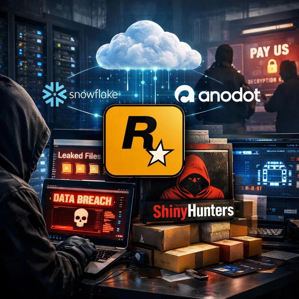 Rockstar Games подтвердили что данные компании были скомпрометированы в результате взлома третьей стороны Группа ShinyHunters взяла на себя ответственность заявив что получила доступ к облачным хранилищам Snowflake через сервис аналитики Anodot Хакеры требуют выкуп до 14 апреля угрожая утечкой украденных данных Однако Rockstar успокаивают пользователей заявляя что объём скомпрометированных данных ограничен и инцидент не повлияет на организацию или игроков PRO AI OFFICIAL