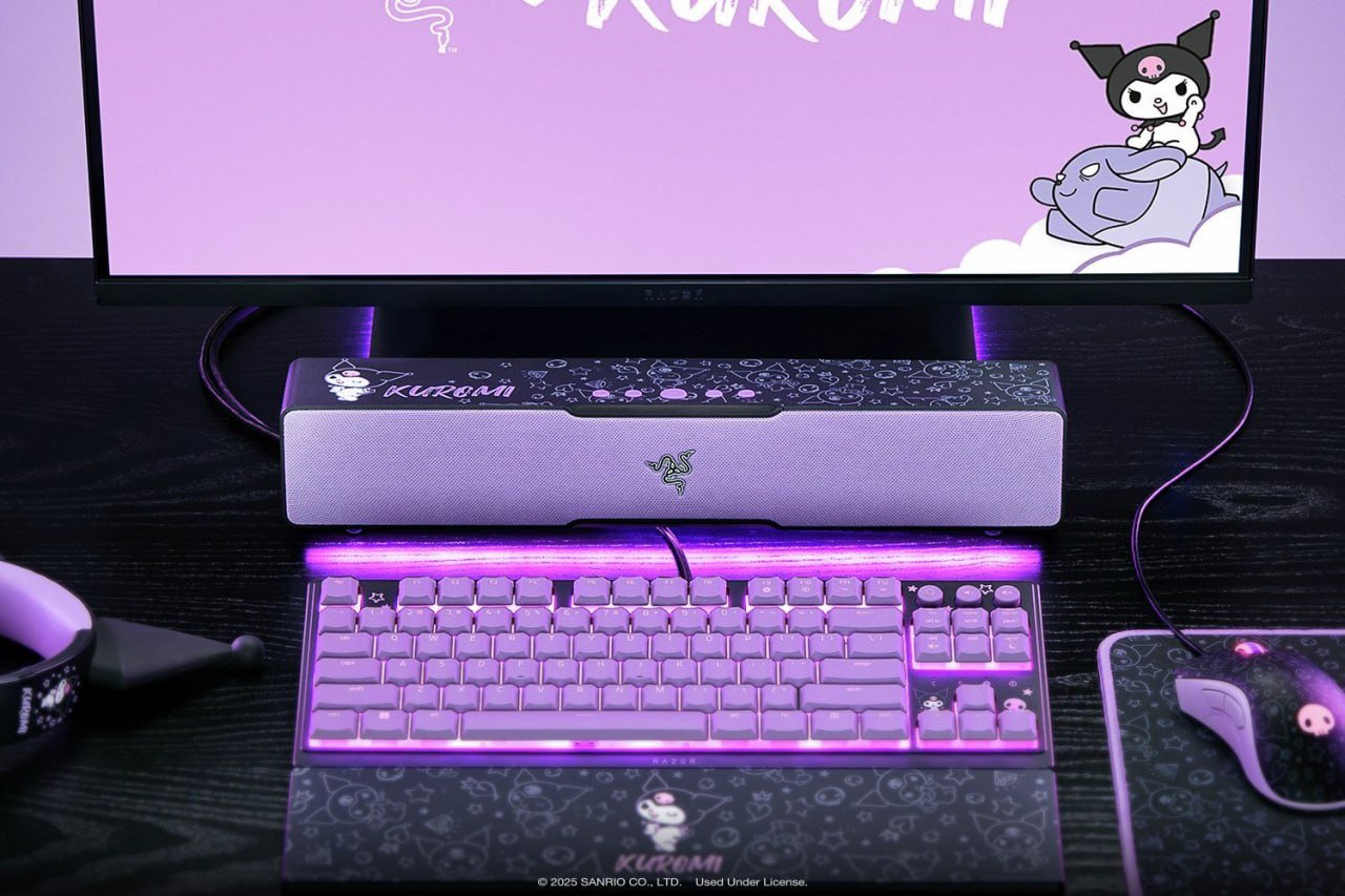 Набор для настоящих мужчин  Razer заколлабились с Куроми из Hello Kitty.  В комплекте стильные беспроводные наушника, клавиатура, мышка, колонка и даже кресло.  Что думаете?   — Круто!   — Ну такое…  #коллабы  Подписаться.Маркетинг на 360°