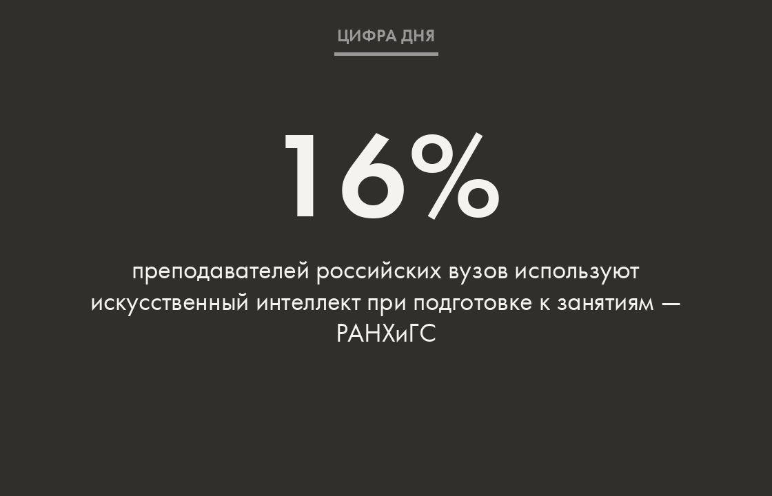 Чаще других за помощью к искусственному интеллекту  ИИ  обращаются преподаватели, обучающие компьютерным наукам, — об этом сообщили 34% опрошенных сотрудников такой специализации. Об этом пишут «Ведомости» со ссылкой на исследование РАНХиГС.  Также инструментами ИИ пользуются преподаватели гуманитарных предметов — 20%, социальных и экономических дисциплин — по 19%. Реже других ИИ используют преподаватели физкультуры — 8%.  В целом 33% преподавателей никогда не использовали технологии искусственного интеллекта, но знают о них. Большинство — 37% — респондентов сообщили, что  «что-то слышали» об ИИ, а 7% участников исследования узнали о нем только в ходе опроса.