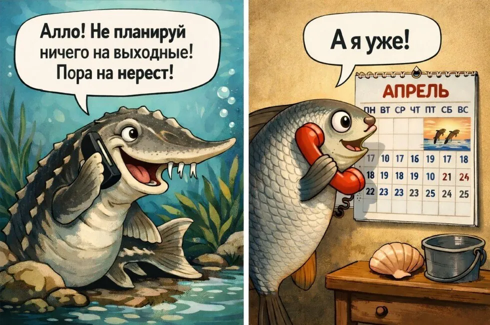 Айда метать икру Азовское море и Дон прогрелись для массового нереста рыбы Специалисты южного филиала ВНИРО сообщают что на всей акватории и в реке условия достигли и даже превысили необходимый для нереста порог от 6 до 8 C А судак и тарань уже отнерестились Читать полностью  Подпишись на нас в MAX