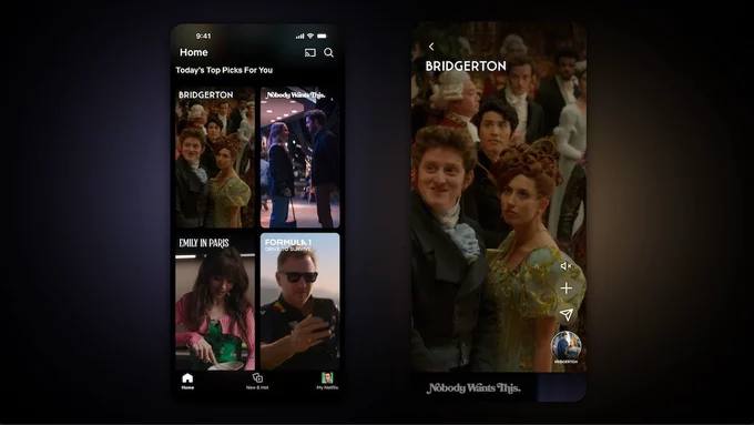 Netflix запускает свой собственный TikTok. Стриминг переживает, что их зрители слишком много времени тратят на рилсы в других сервисах. В приложении Нетфликса появится лента с короткими отрывками из их шоу. Как это будет работать: листаешь отрывки, тебя что-то цепляет, кликаешь и тут же смотришь понравившийся сериал или фильм. Подборка формируется на основе предпочтений каждого пользователя. Приложение будет доступно по всему миру уже в ближайшее время. Стриминговые гиганты столкнулись с новой реальностью: зрители все чаще предпочитают быстрые форматы длинному контенту. Вместо кино и сериалов— рилсы. Netflix, как и другие платформы, вынужден адаптироваться, чтобы удержать аудиторию, которая все больше времени проводит в соцсетях.