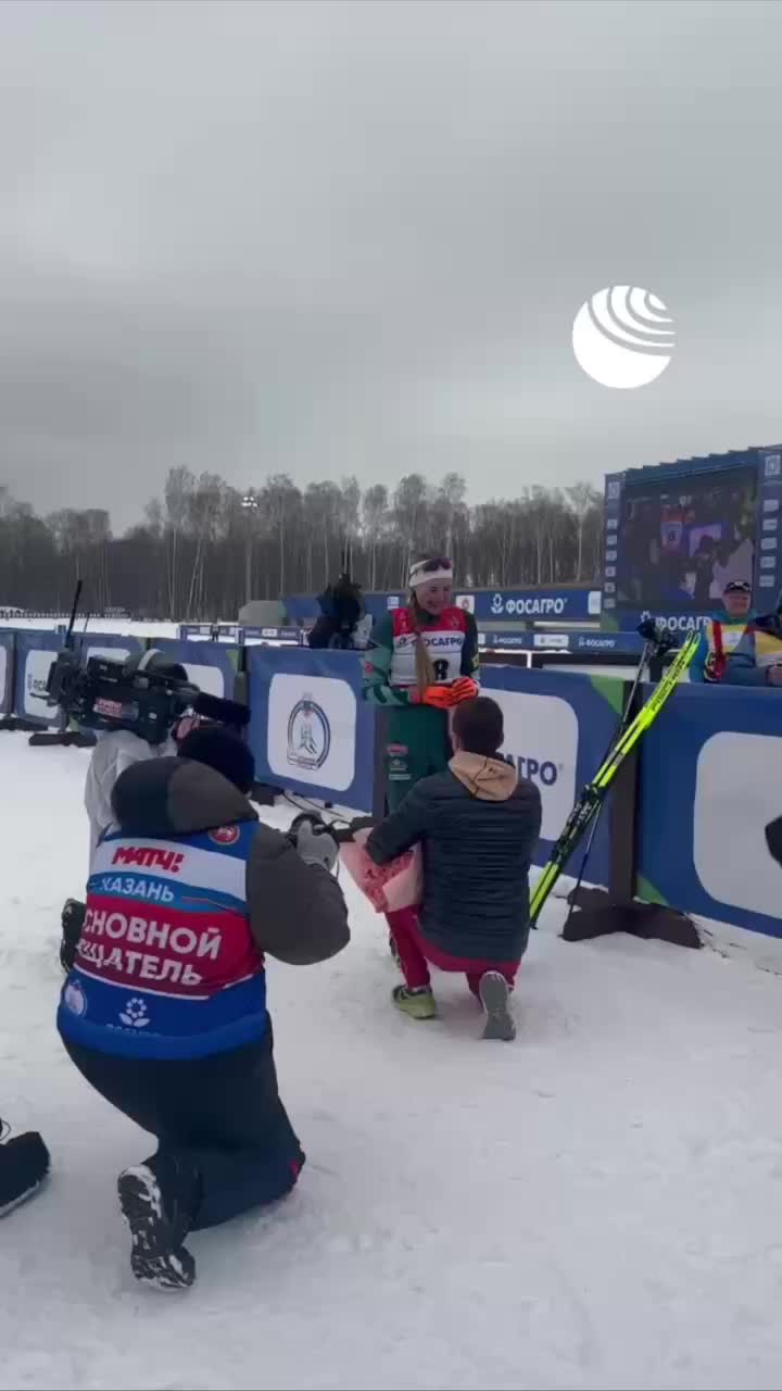 Предложение руки и сердца на чемпионате России по лыжным гонкам