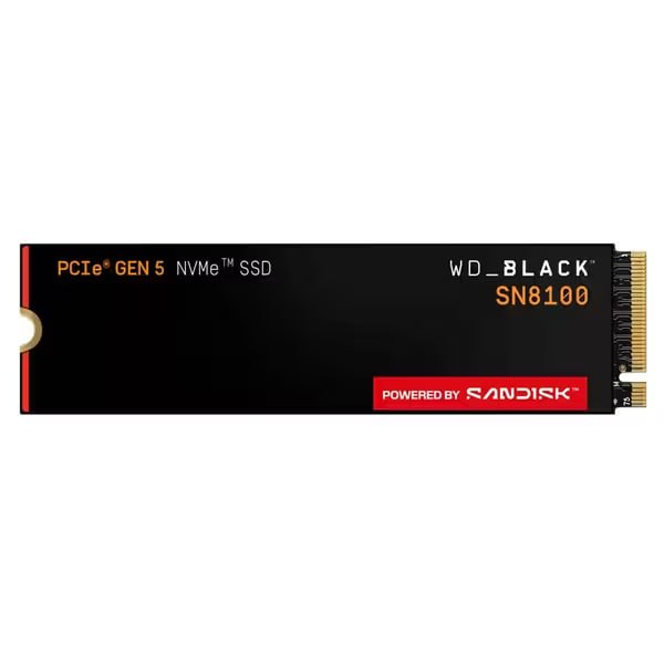 Компания Western Digital представила старшую версию своего топового SSD Black SN8100 Это один из самых быстрых обычных потребительских накопителей и теперь он доступен в версии объёмом 8 ТБ что также является максимумом для подобных решений Новинка стоит немало За версию без радиатора просят 1000 долларов а радиатор добавит к цене ещё 50 долларов Но зато это один из лучших SSD на рынке В тестах TomsHardware он и вовсе показал себя лучше всех конкурентов почти во всех тестах предлагая максимальную скорость и производительность