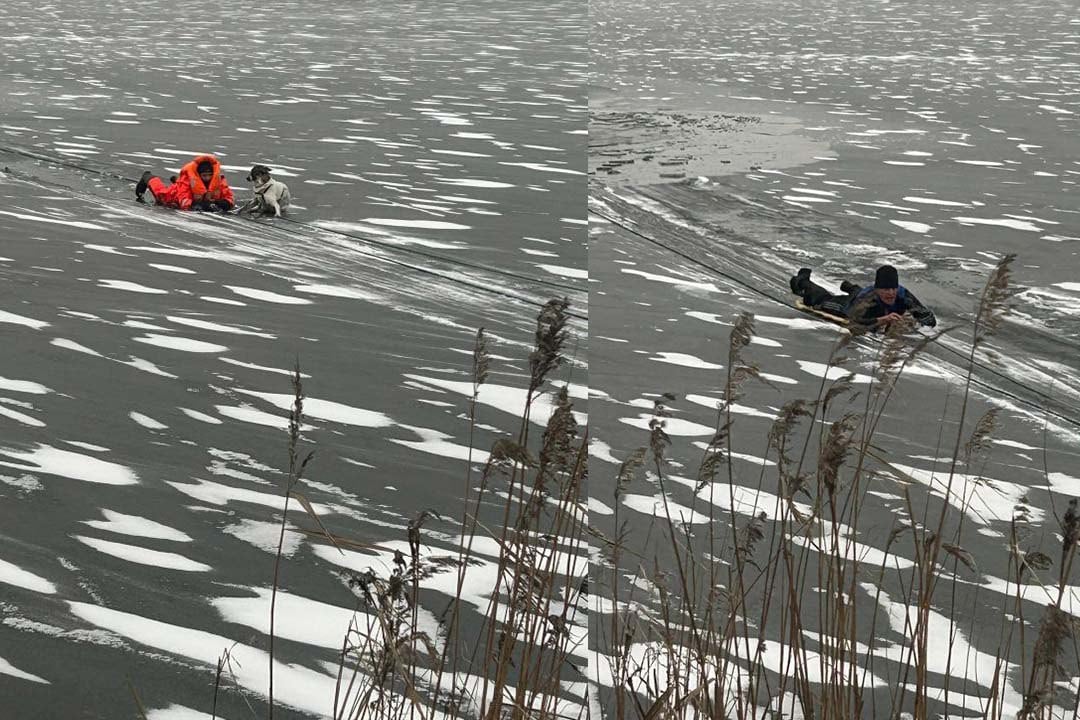 «Пытался спасти собаку»   На Ивановском карьере в Петербурге под лед провалился мужчина. А все из-за собаки, которая угодила в полынью. Отчаянный хозяин пытался спасти юркого питомца, но помощь в итоге потребовалась ему самому.   К счастью, туда вовремя приехали спасатели, которые вытащили парочку на берег. После происшествия сотрудники МЧС в очередной раз призвали горожан не выходить на тонкий лед и не гулять у водоемов в темное время суток.   : МЧС по Петербургу   : СПб — Новогодний розыгрыш тут