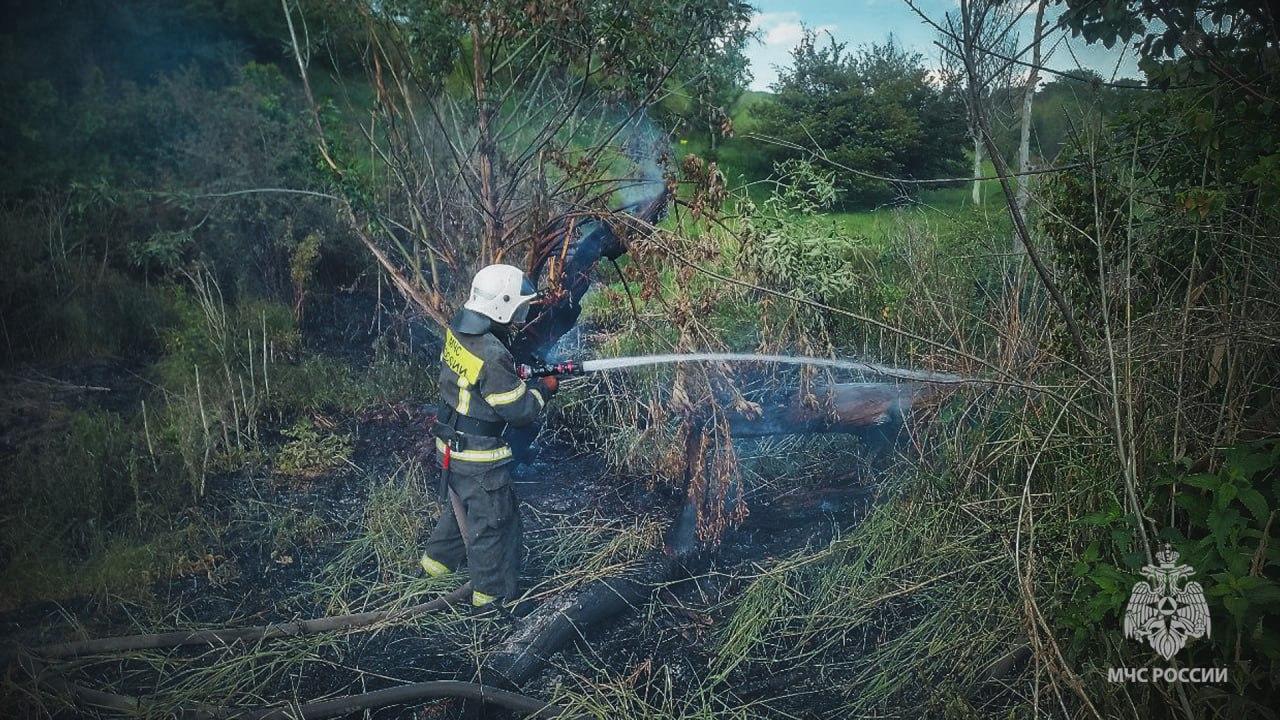 Предупреждён – значит вооружён На минувших выходных, 24-25 мая, из 36 ликвидированных в Республике пожаров – 19 потушено в экосистеме. Возгорания сухостоя, камыша, мусора зафиксированы в 14-и муниципальных и городских округах. Выгорело около 30 гектаров. ГУ МЧС России по ЛНР призывает: - не разводи костры на открытых территориях; - не кури на ходу в любых природных зонах; если нет специально отведенного для этого места, делай это, остановившись у воды, на дороге или тропе; докурив, тщательно затуши окурок; - в случае обнаружения сухотравного пожара, сообщи об этом по номеру 101. Помни! Лица, виновные в нарушении правил пожарной безопасности, несут дисциплинарную, административную или уголовную ответственность.