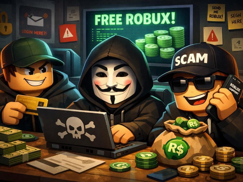 Бесплатные робаксы только в мышеловке как защитить детей от мошенников в Roblox Блокировка популярной игровой платформы Roblox 3 декабря 2025 года обернулась неожиданным побочным эффектом Пока дети искали способы вернуться в любимую игру мошенники развернули масштабную охоту на их аккаунты и родительские кошельки Злоумышленники обещают бесплатную игровую валюту секретные способы обхода ограничений и помощь в восстановлении доступа а в итоге крадут пароли данные банковских карт и деньги со счетов Управляющий директор Yota Дмитрий Чудесников рассказал smotrim ru как распознать популярные схемы обмана и что делать если ребенок уже попался на удочку преступников О том как защитить себя и детей читайте на сайте