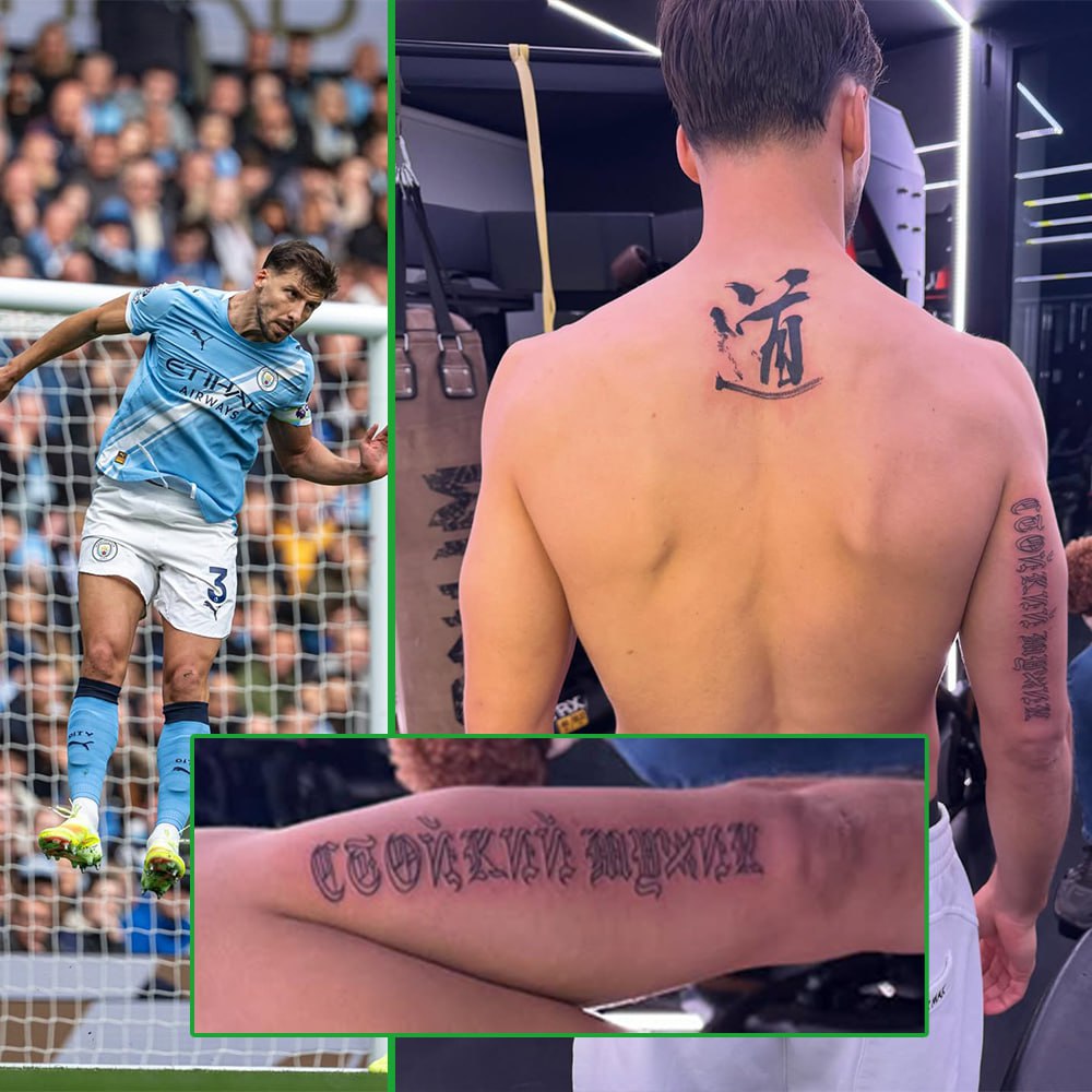 Защитник Ман Сити Рубен Диаш сделал тату на русском языке Португальский футболист опубликовал в соцсетях фотографию где на его правой руке видна надпись стойкий мужик Подписывайтесь на РИА Новости Спорт в MAX