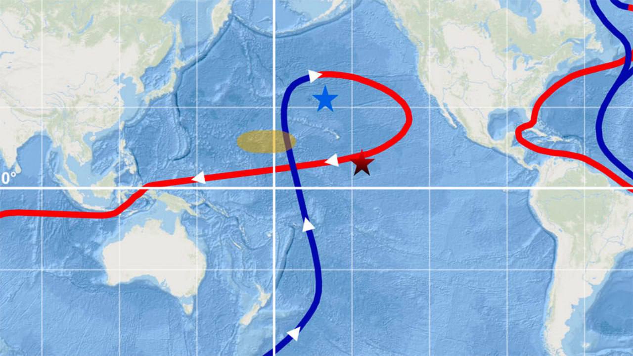 В Тихом океане нашли аномалию, указавшую на древний взрыв рядом с Землей  Ученые обнаружили в разных частях Тихого океана повышенную концентрацию редкого изотопа берилия. Эта находка может указывать на звездную вспышку, произошедшую рядом с Землей 10 млн лет назад, говорится в работе, опубликованной в журнале Nature Communications.    «Примерно на глубине порядка 10 млн лет мы обнаружили почти двукратное превышение ¹⁰Be над ожидавшимся уровнем, — пояснил доктор Доминик Колл из Центра им. Гельмгольца Дрезден-Россендорф. — Мы столкнулись с ранее неизученной аномалией»   : Районы взятия проб