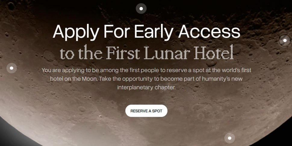 Стартап GRU Space предложил оформить бронь в лунном отеле Сколько стоит Место стоит 250 тыс или 1 млн в зависимости от опций плюс сам перелет Для заявки нужно заплатить 1 тыс и заполнить анкету депозит можно вернуть в течение 30 дней Стоимость полета и проживания оценивают минимум в 10 млн По планам стартапа пробный груз отправят на Луну в 2029 году а отель хотят открыть в 2033 м
