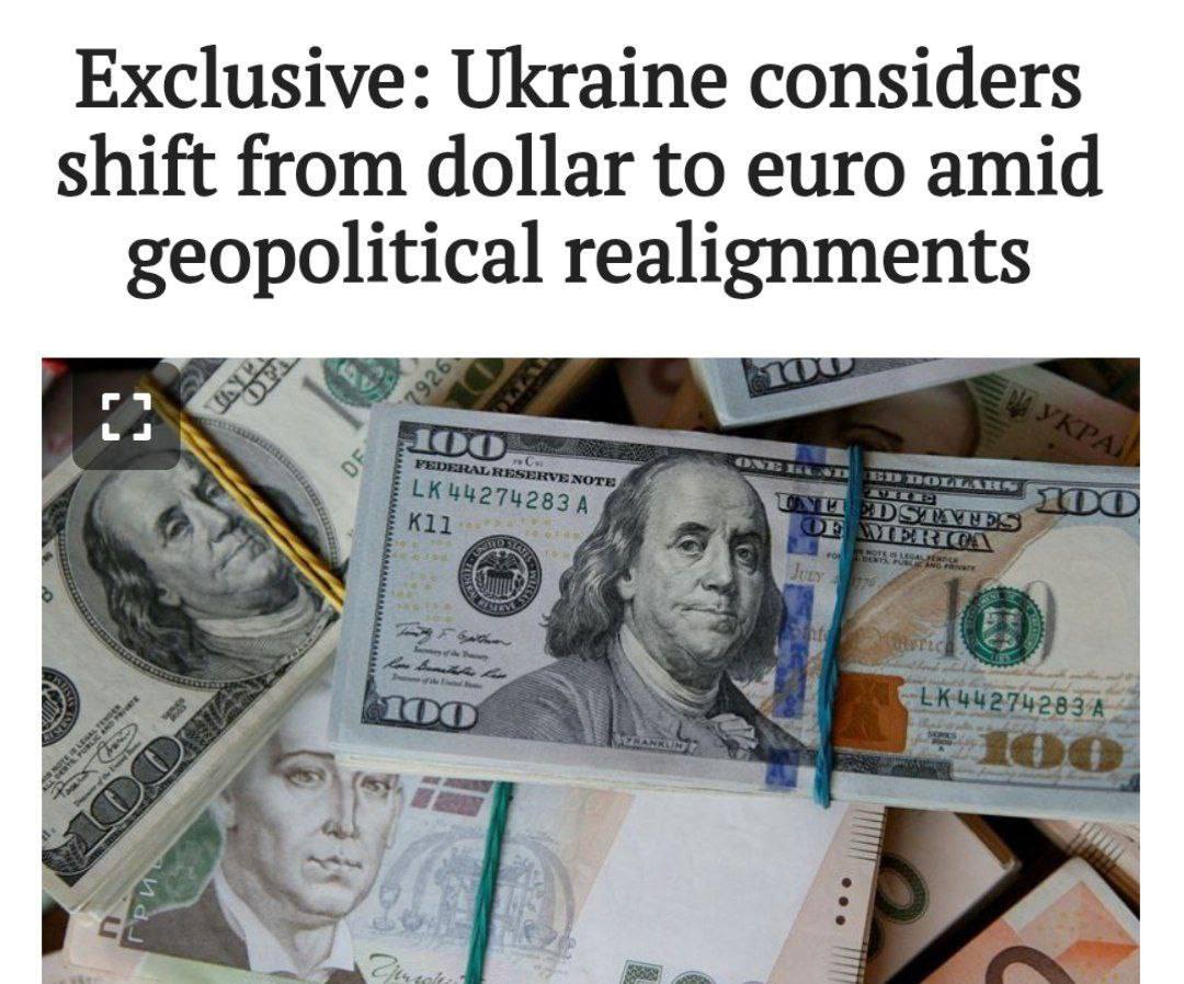 Украина рассматривает переход с доллара на евро на фоне геополитических изменений, – The Denver Gazette со ссылкой на комментарий главы Нацбанка Украины Андрея Пышного агентству Reuters. По словам Пышного, потенциальное вступление в Европейский союз, «усиление роли ЕС в обеспечении нашей обороноспособности, рост волатильности на глобальных рынках и вероятность фрагментации мировой торговли» вынуждают центробанк пересмотреть вопрос о том, не следует ли использовать евро в качестве основной референсной валюты для гривны вместо доллара. Молдова перешла на использование евро в качестве базовой валюты для молдавского лея вместо доллара с 2 января. Украина в значительной степени полагается на внешнее финансирование для поддержки военных усилий. Пышный отметил, что в 2025 году ожидается поступление $55 млрд, что позволит не только покрыть дефицит бюджета, но и сформировать резерв государственных финансов на будущие годы, когда объёмы помощи, вероятно, начнут снижаться. «Мы прогнозируем, что Украина получит около $17 млрд в 2026 году и $15 млрд — в 2027-м», — добавил Пышный. НАШИ РЕСУРСЫ: Telegram Tik-tok YouTube RUTUBE