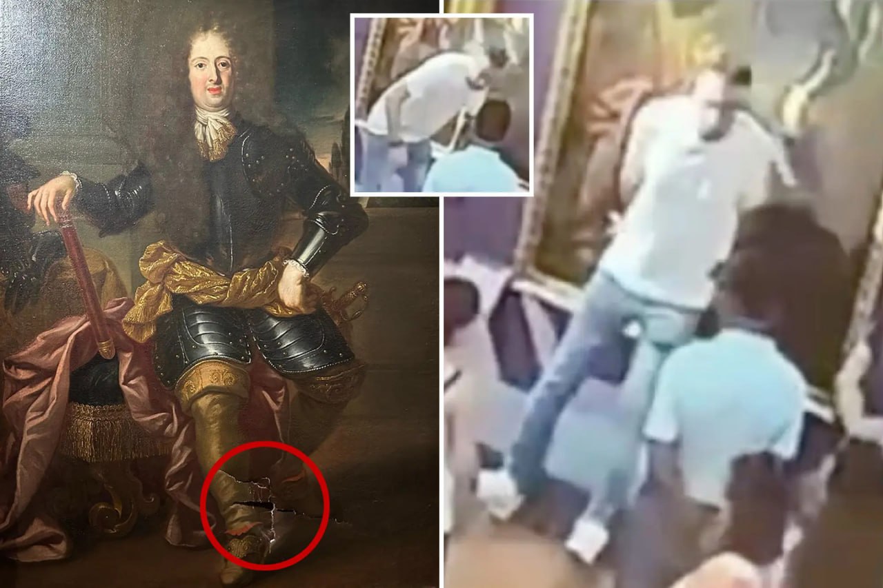 300-летняя картина в галерее Уффици во Флоренции была повреждена после того, как посетитель споткнулся, позируя для фотографии В Уффици заявили, что картина — портрет тосканского принца Фердинандо Медичи, написанный Антоном Доменико Габбиани в 1712 году, — была повреждена после того, как посетитель упал на спину, пытаясь «снять мем» на её фоне. На кадрах с камер видеонаблюдения видно, как посетитель откинулся назад и упал на картину, а крупным планом виден разрыв на холсте. В Уффици сообщили BBC, что полиция установила личность этого человека и передала его в суд. Директор музея Симон Верде заявил: Проблема посетителей, приходящих в музеи, чтобы снять мемы или делать селфи для социальных сетей, широко распространена. Мы установим очень четкие ограничения, предотвращая поведение, которое несовместимо со смыслом наших учреждений и уважением к культурному наследию.
