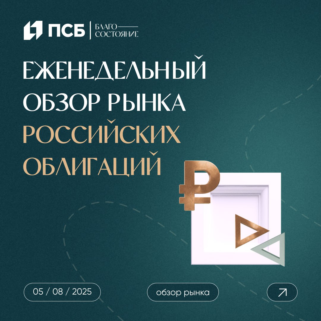 Российский рынок облигаций: июльский всплеск размещений и акцент на фиксированные купоны  По данным Cbonds, в июле эмитенты провели 173 первичных размещения на общую сумму порядка 880млрд рублей. Это на четверть выше июня и почти в 1,6 раза больше, чем в июле 2024 года. По данным агентства, около 80% выпусков пришлось на долговые бумаги с фиксированной ставкой купона, остальные – облигации с плавающим купоном.  Фокус на облигации с фиксированным купоном сохраняется и при размещении облигаций федерального займа  ОФЗ  — Минфин РФ реализует в основном государственные бумаги с фиксированной ставкой.  Так, 30 июля, в последний аукционный день, было продано два выпуска ОФЗ: 5-летний и 11-летний, номиналом 216 млрд рублей при спросе 270 млрд.  Сейчас рынок следит за недельными данными по инфляции и ждет месячную оценку индекса потребительских цен  ИПЦ  за июль, которая должна быть опубликована на следующей неделе.  Если ИПЦ будет сохраняться на текущих уровнях, то к 12 сентября, следующему заседанию Банка России по ключевой ставке, облигационные индексы могут обновить годовые максимумы.  ПСБ   Благосостояние  #обзоррынка #инвестиции