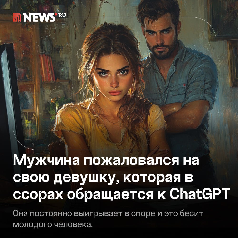 Парень пожаловался, что его девушка просит совета у ChatGPT во время ссор, благодаря чему постоянно выигрывает в конфликте.  Мы вместе уже 8 месяцев. В последнее время у нас было несколько крупных ссор и мелких разногласий. Каждый раз, когда мы ссоримся, она уходит обсуждать это с ChatGPT, а иногда делает это даже при мне.  После этого возвращается с чётко сформулированным аргументом, разбирая всё, что я сказал или сделал во время нашего спора. Я объяснил ей, что мне это не нравится.  Такое чувство, будто меня давят мнением и мыслями робота. Человеку практически невозможно запомнить каждую мелочь и разложить её по частям, но у ИИ с этим нет проблем.  Когда я высказываю своё недовольство, мне говорят: «ChatGPT считает, что ты очень не уверен в себе» или «ChatGPT говорит, что у тебя нет эмоционального ресурса, чтобы понять, о чём я говорю».  Моя главная проблема в том, что она излагает ситуацию так, будто я изначально не прав, а ИИ с ней соглашается, не давая мне возможности высказаться.