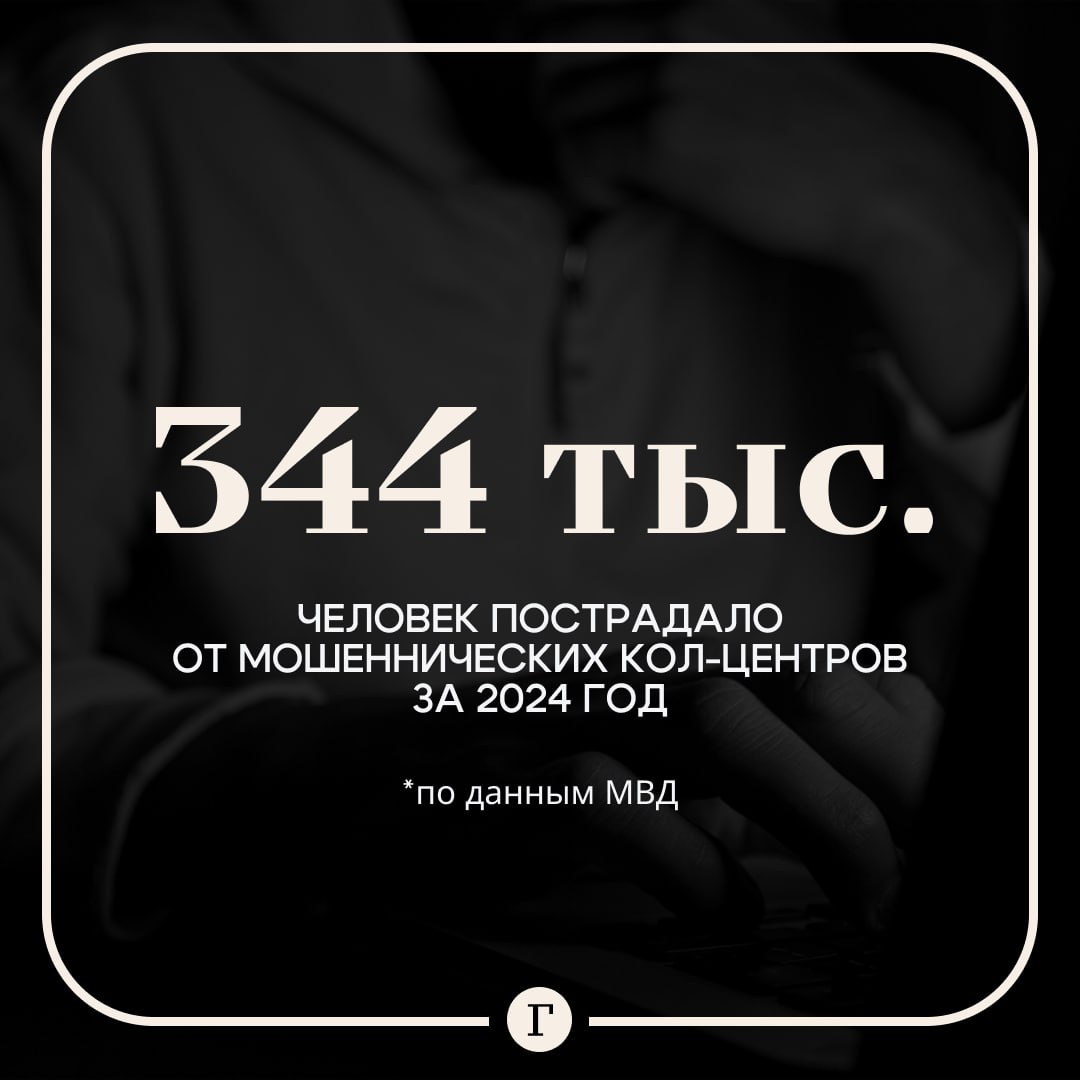 344 тысячи россиян пострадало от мошеннических кол-центров за 2024 год.  Почти четверть из них — пенсионеры. При этом чаще всего на уловки злоумышленников попадают лица в возрасте от 25 до 44 лет, рассказал замначальника следственного департамента МВД Данил Филиппов.   Он пояснил, что риск столкновения с мошенниками повышает пользование мессенджерами, маркетплейсами, системами электронных платежей и социальными сетями из-за утечки персональных данных.  По словам Филиппова, большей части атак подвергаются жители крупных городов и регионов с высокой плотностью населения и развитой экономикой, таких как Москва, Санкт-Петербург, Московская область и Краснодарский край.  Подписывайтесь на «Газету.Ru»