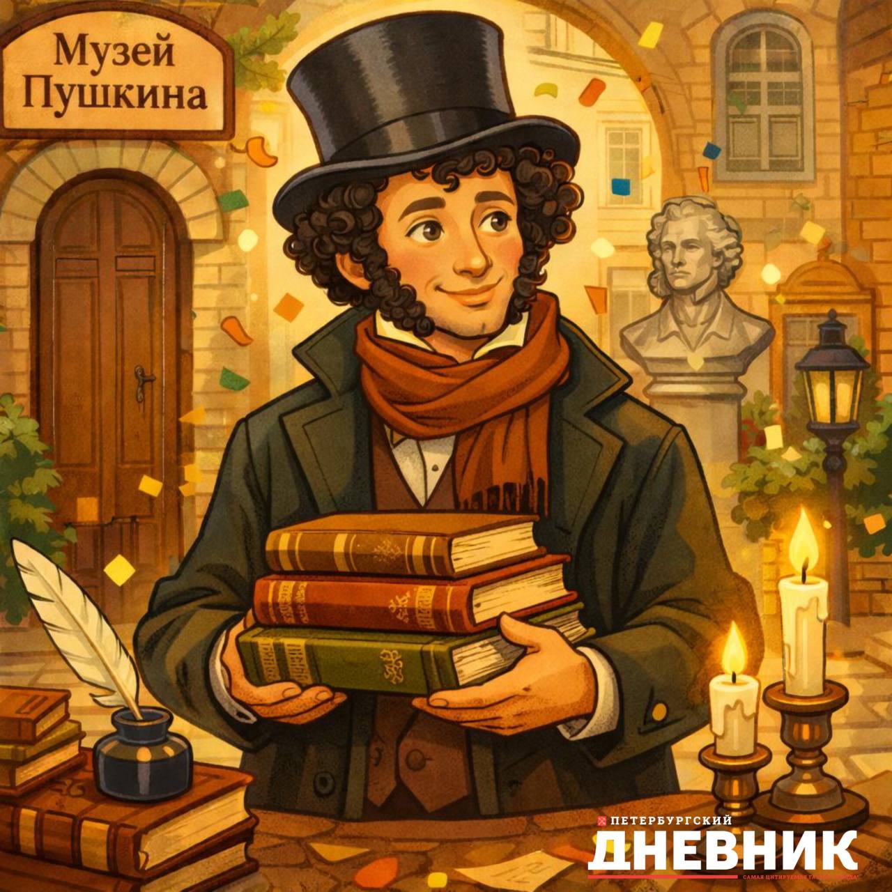 Наступает время юбилеев руководители пушкинских музеев рассказали что и как будут отмечать в ближайшие месяцы 10 февраля исполняется 189 лет со дня смерти Александра Пушкина В этот день на Мойке 12 пройдёт памятная программа мероприятия состоятся в мемориальной квартире поэта концертном зале и во дворике музея Гостям расскажут не только об экспозиции но и о традиции памятных собраний 10 февраля которые проводятся здесь уже более ста лет Впереди и другие важные даты осенью отметят 215 летие Императорского Царскосельского лицея а к 25 летию Музея Державина учредят новую премию для молодых поэтов Пушкинская история продолжается Фото DALL E Подписаться на Петербургский дневник в МАХ