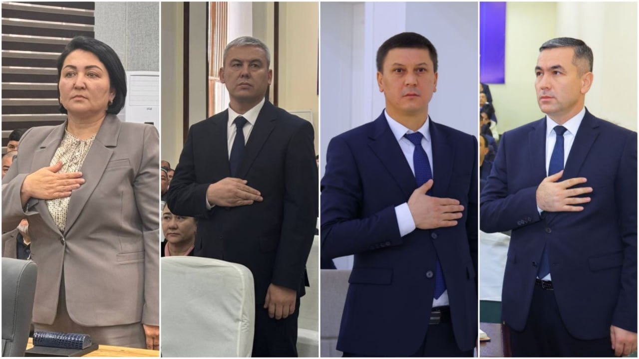 В двух областях назначены новые хокимы городов и районов Администрацию города Ширина в Сырдарьинской области возглавила женщина Также сменились хокимы Баяутского Янги Наманганского и Уйчинского районов   uznews uz ru news 106179 uznews