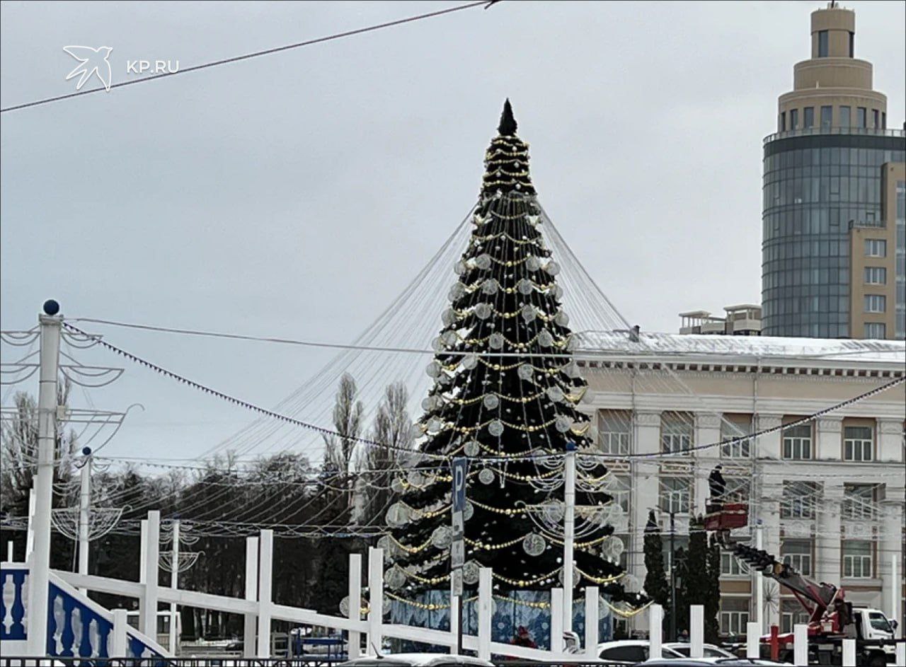 В Воронеже включили главную елку города  В Воронеже на площади Ленина доделали елку. Сейчас подрядчики проводят пуско-наладочные работы системы иллюминации и световых украшений 21-метрового новогоднего дерева.  - Праздничная подсветка елки будет включаться каждый вечер, чтобы создавать позитивное настроение. Иллюминацию будут отключать в 22:00 из соображений безопасности, а также при необходимости в исключительных случаях, - сообщили в мэрии.  В данный момент продолжаю монтировать праздничное оформление самой площади. Уже установили фигуры Деда Мороза и Снегурочки, монтируют ростральные колонны, аттракционы, на очереди - павильоны.  Поэтому пока вход посетителей на главную площадь ограничен. Свободный доступ будет возможен после завершения работ и проведения тестирования функциональности всех элементов. О дате открытия власти города сообщат дополнительно.