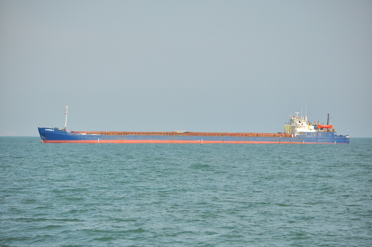 Сухогруз под под флагом Танзании замерз после доставки топлива на Чукотку Сухогруз типа Evgenia под флагом Танзании который доставил уголь из Находки на Чукотку и после разгрузки отправился обратно Но оказался затерт во льдах в 40 милях от берега в российских территориальных водах Берингова моря На борту сухогруза 18 человек которым по заявлению транспортной прокуратуры ничего не угрожает На судне запасы продовольствия и питьевой воды примерно на 20 дней а также топливо Ведутся переговоры для привлечения ледокола который сможет вывести сухогруз из льдов до открытой воды Ближайший ледокол находится сейчас в Магадане