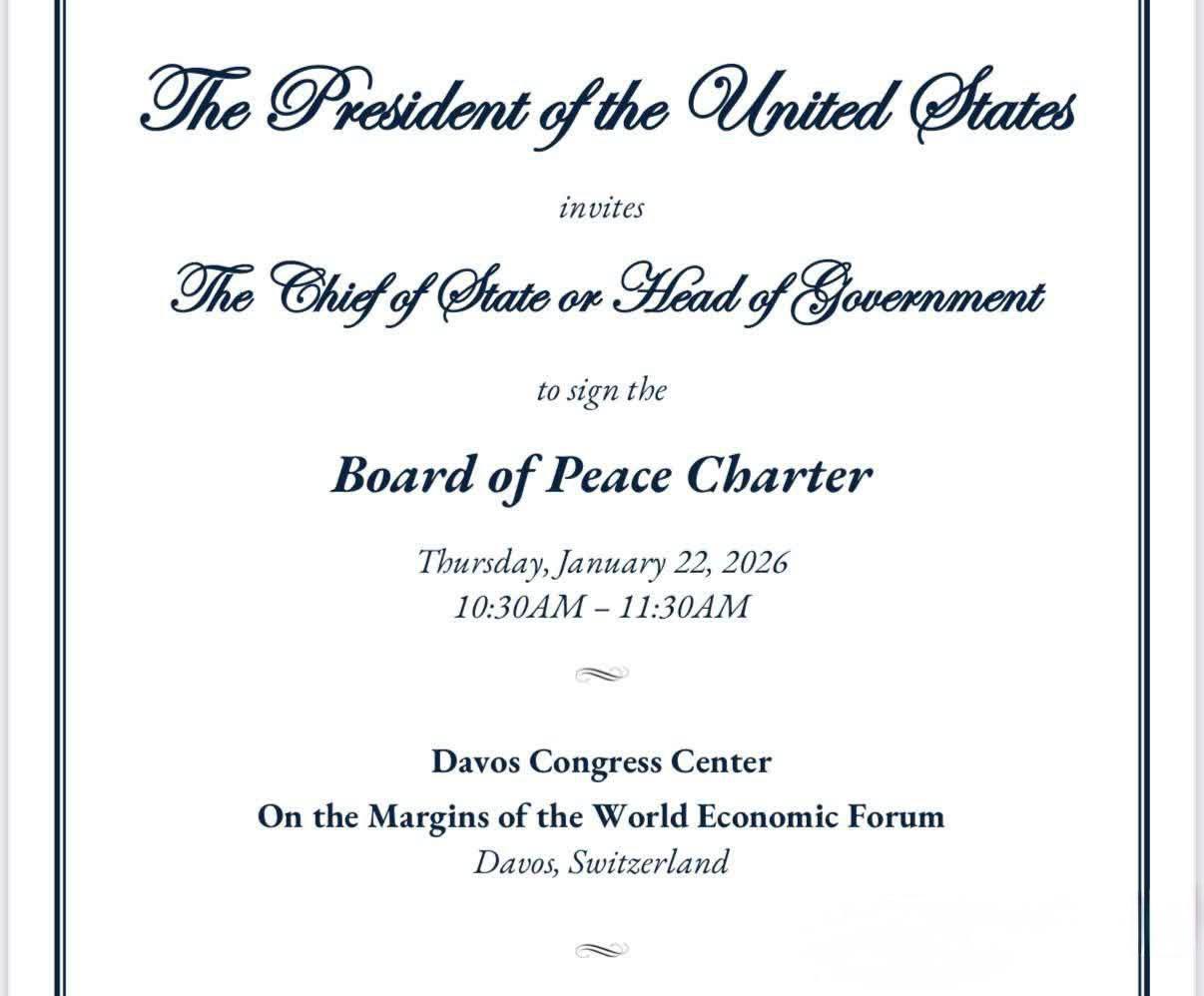 Церемония подписания устава Совета Мира состоится в четверг 22 января 10 30 утра в швейцарском Давосе У Трампа кошелёк на готове Места в Совете мира будут стоить миллиард