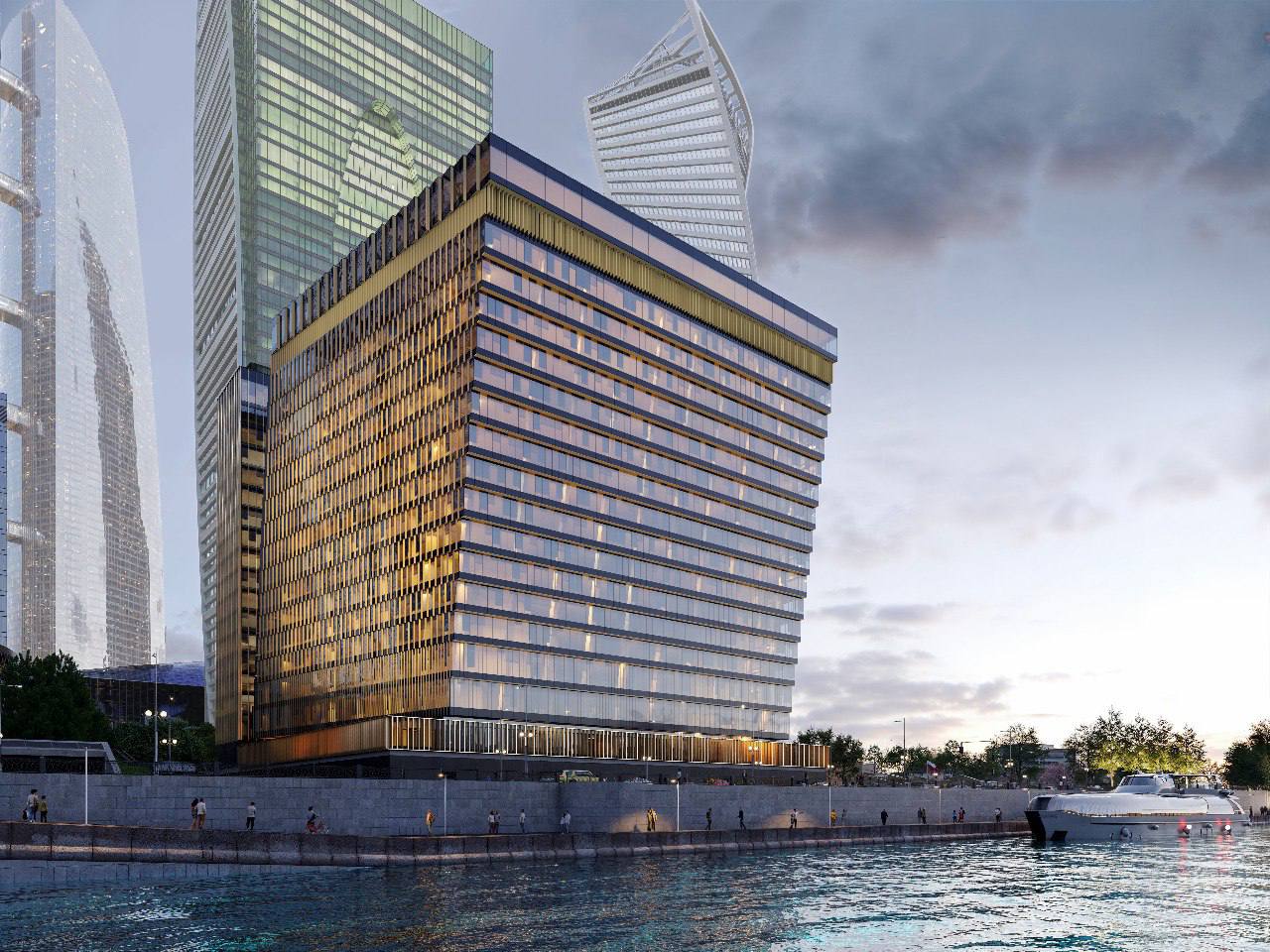 Мосбиржа купила новую штаб квартиру в Москва Сити Офис коипании будет находиться в строящейся башне Сити 4 в сделку вошло несколько этажей в блоке А на первой линии набережноей Завершение строительства намечено на первый квартал 2027 года Предполагаемая площадь офиса составлчет 30 тыс кв метров рыночная оценка такой площади 14 4 15 6 млрд рублей Продавцом актива стал девелопер Sezar Group Сейчас группа Мосбиржи размещается в двух собственных зданиях в Большом Кисловском переулке и на Спартаковской улице а также в одном арендованном в Газетном переулке karaulny accountant