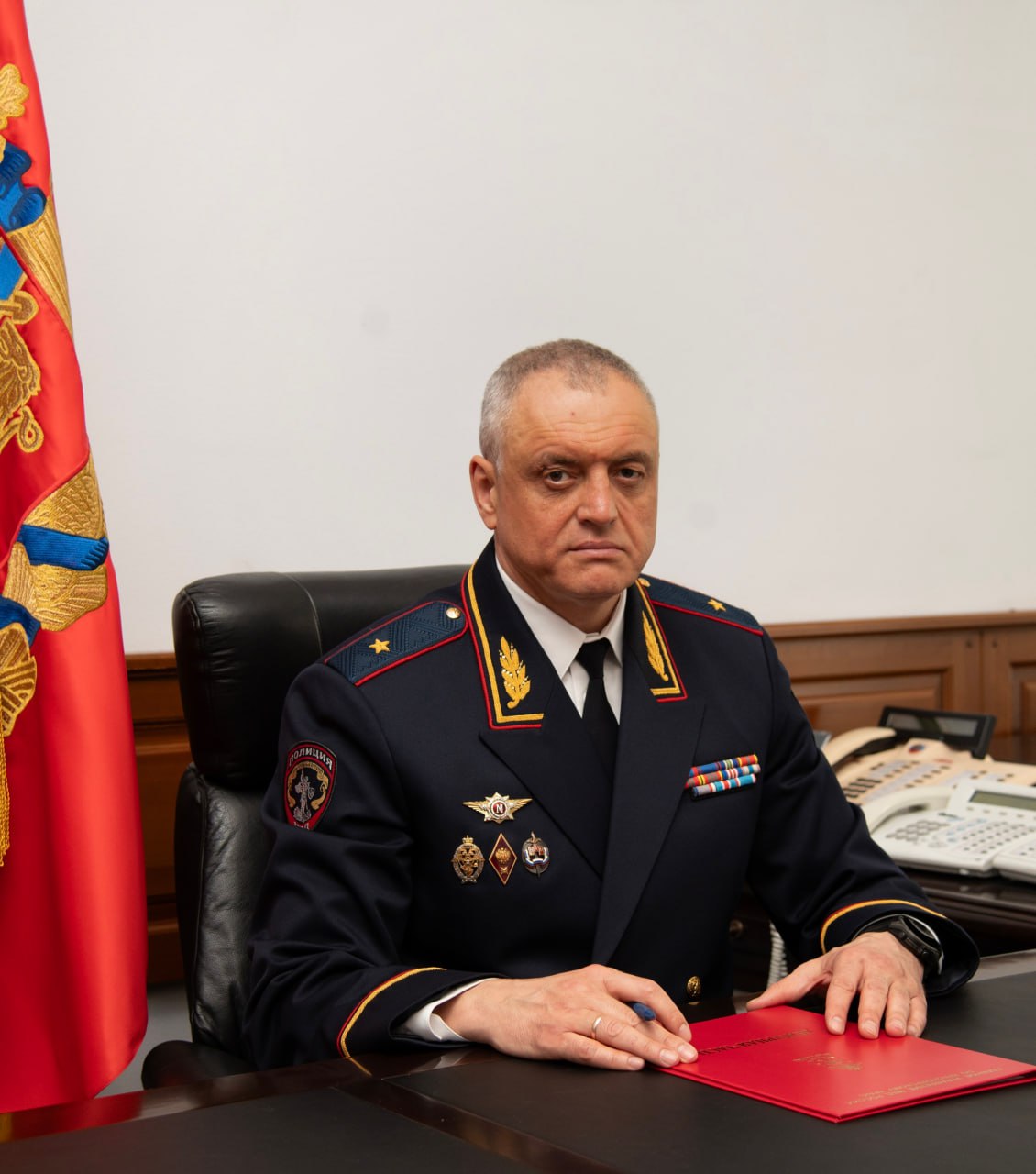 Новым начальником краевого МВД назначили генерал-майора полиции Александра Соловьёва – ГУ МВД по краю. Фото: