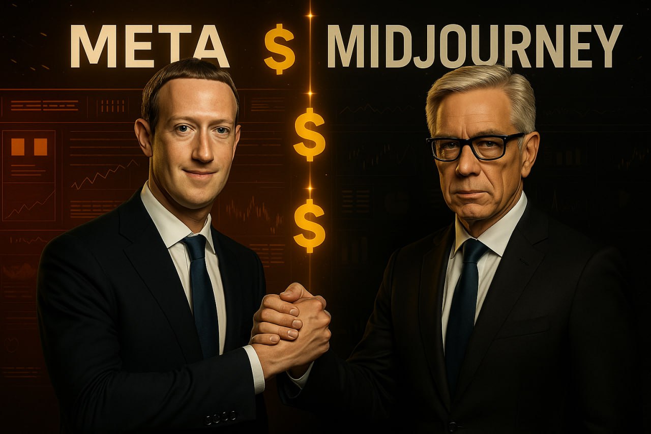 Коллаборация Meta и Midjourney Компании объявили о коллаборации Midjourney и Meta для интеграции технологий в собственных моделях и продуктах Meta Почему сейчас Как это повлияет Новые инструменты Основатель Midjourney заявил что компания остается независимой без внешних инвестиций meta midjourney