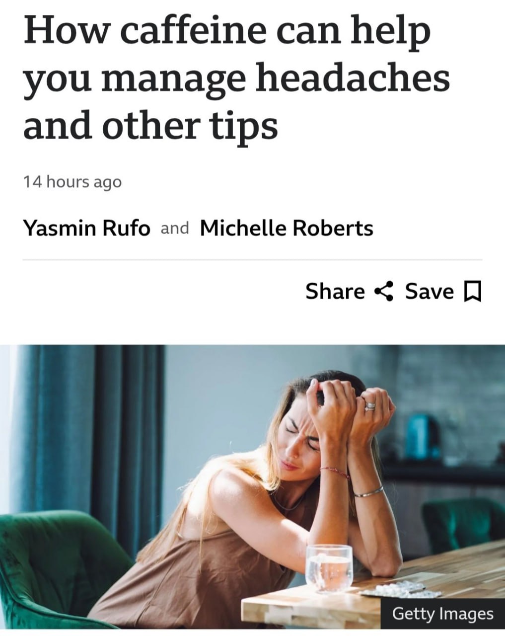 Кофе избавляет от МИГРЕНИ учёные открыли новые свойства кофеина Всего пара глотков кофе с утра поможет вам избавиться от головной боли особенно если она у вас хроническая Дело в том что напиток сужает сосуды в голове что облегчает боль и воспаления А чтобы усилить эффект можно выпить обезбол и запить его кофе Кофеманы всё знали