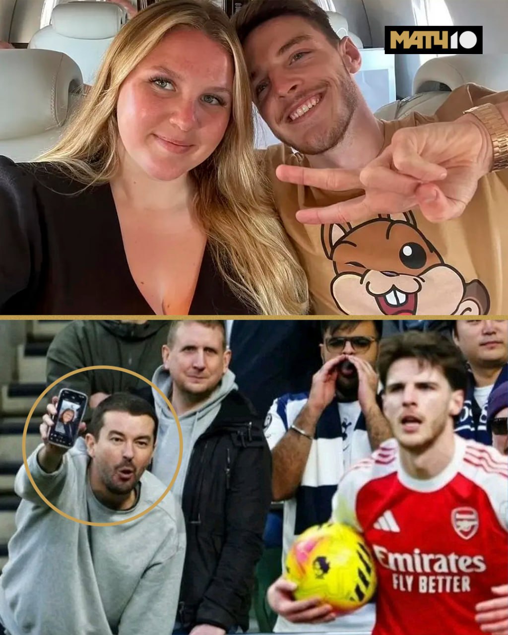 Болельщик Тоттенхэма провоцировал Райса фотографией жены Канониры ответили разгромом Быть супругой звезды нелегко Девушку часто травят за не самую модельную внешность Пришлось закрыть соцсети и реже появляться на публике Камеры поймали диалог Деклана и Саки после матча Полузащитник заметил того самого фаната Когда я пошёл подавать угловой они показывали фото Очевидно я был зол Ужасный поступок Оскорблять близких это низко Match TV