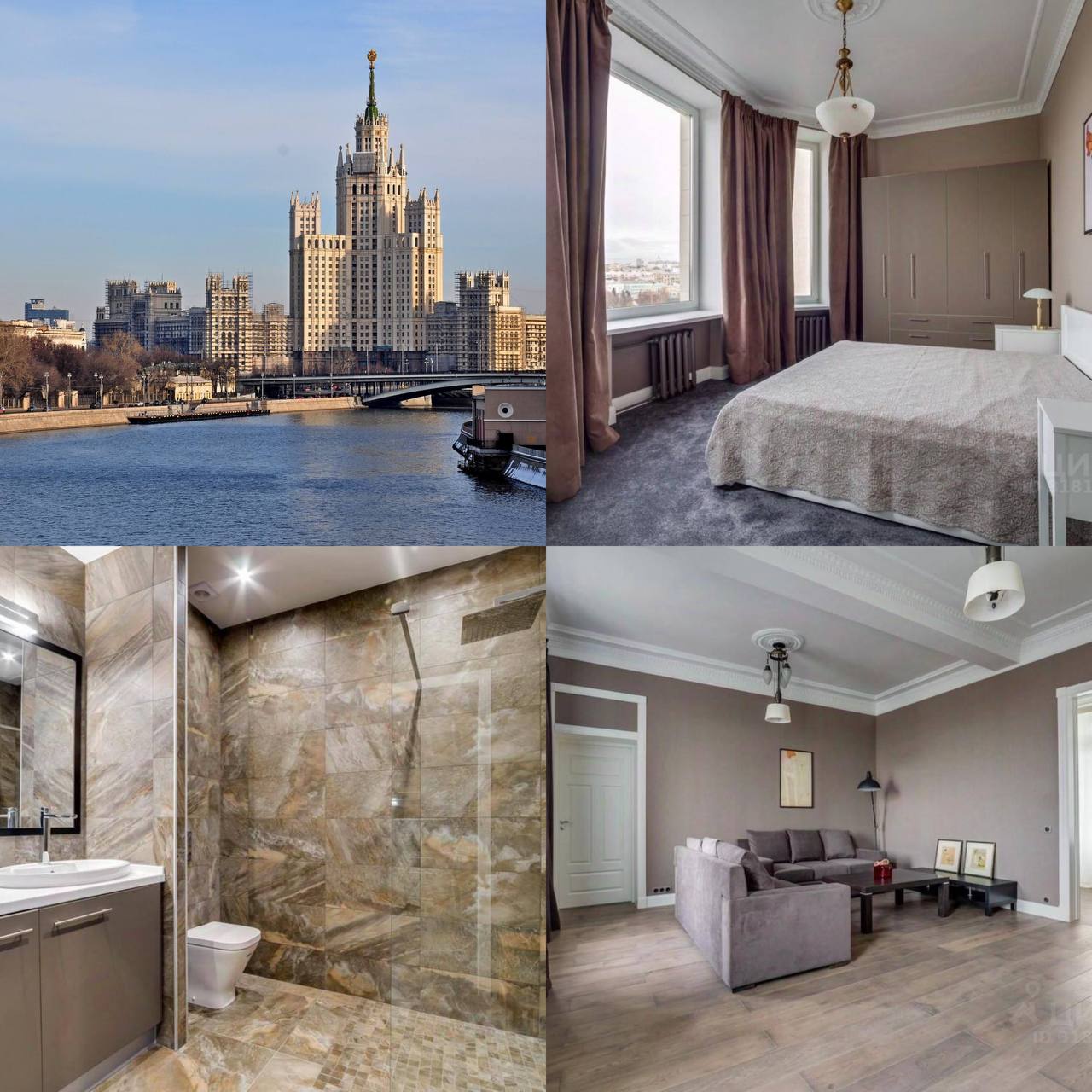 Часть знаменитой сталинской высотки на Котельнической набережной выставлена на продажу за 750 миллионов рублей Объект площадью 872 6 кв м включает десять квартир по две на этаже с четвертого по восьмой Среди них есть видовые квартиры с окнами на Кремль и Кремлевскую набережную Дом построенный в 1953 году входит в число семи легендарных сталинских высоток Москвы Точка роста