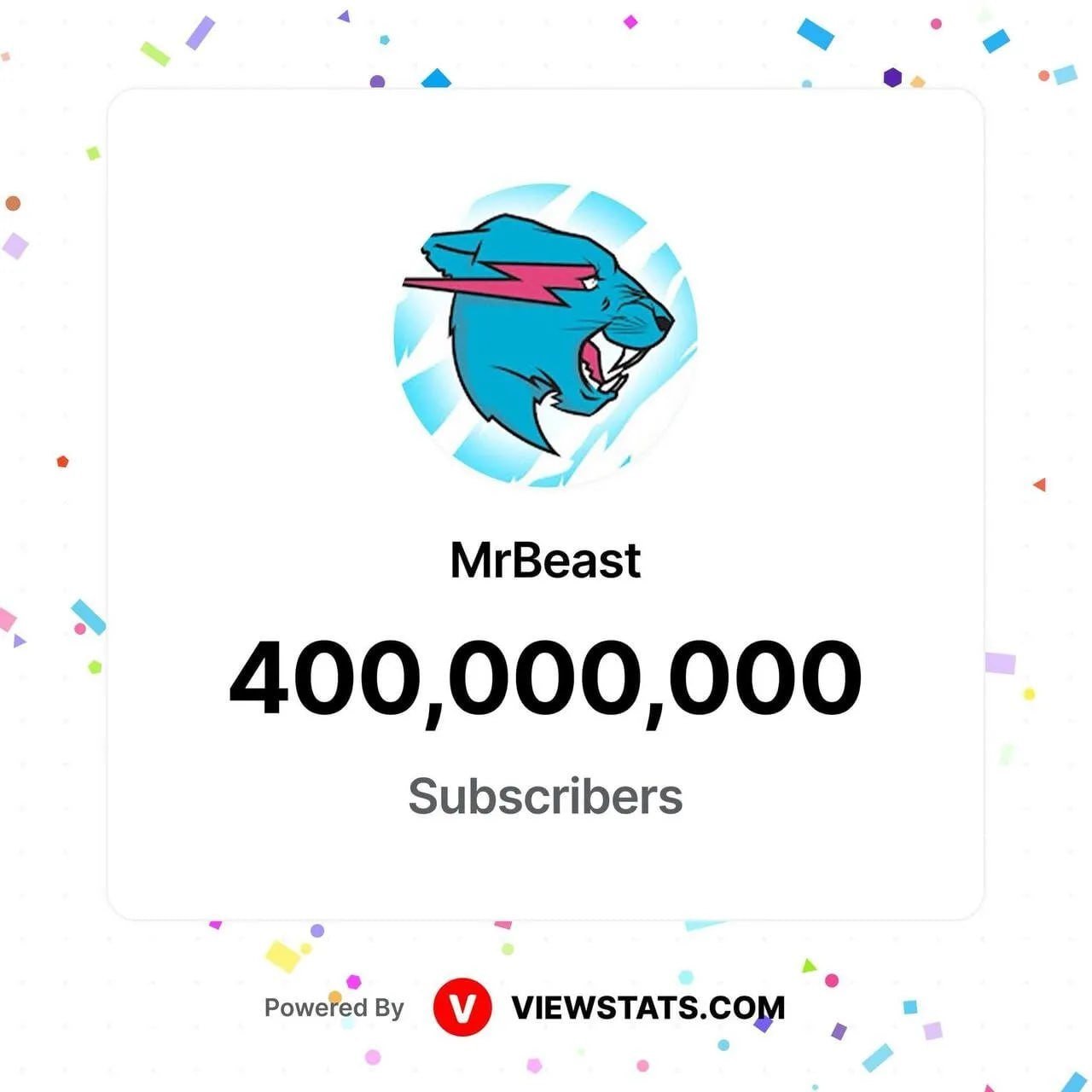MrBeast — первый блогер, набравший 400.000.000 подписчиков на YouTube Он признался, что первые семь лет снимал видео почти без просмотров, но всё равно продолжал. Уже сегодня его успех виден всем Совпадение или нет, но шоколад MrBeast — Feastables — появился в российских «Пятёрочках» почти в тот же день Цена — 162₽ за плитку // Для сравнения: в июле 2022 у него было лишь 100 млн...