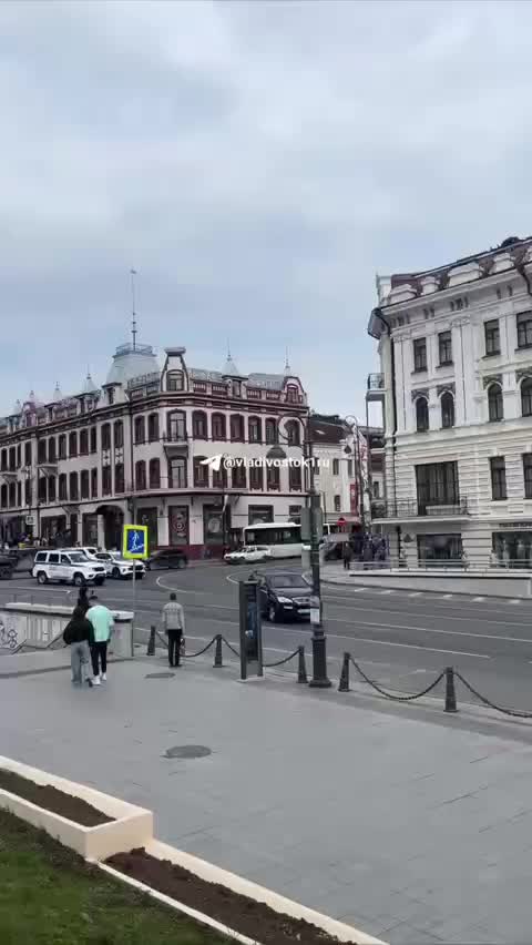 Открытие движения в центре Владивостока