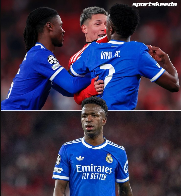 УЕФА официально начал расследование расистского скандала в матче Бенфики и Реала сайт УЕФА Инспектор по этике изучит жалобу Винисиуса обвинившего Джанлуку Престианни в дискриминации аргентинец прикрывал рот футболкой но игрок сливочных настаивает на факте оскорбления Пока Престианни списывает всё на трудности перевода Килиан Мбаппе уже требует навсегда отстранить соперника от Лиги чемпионов