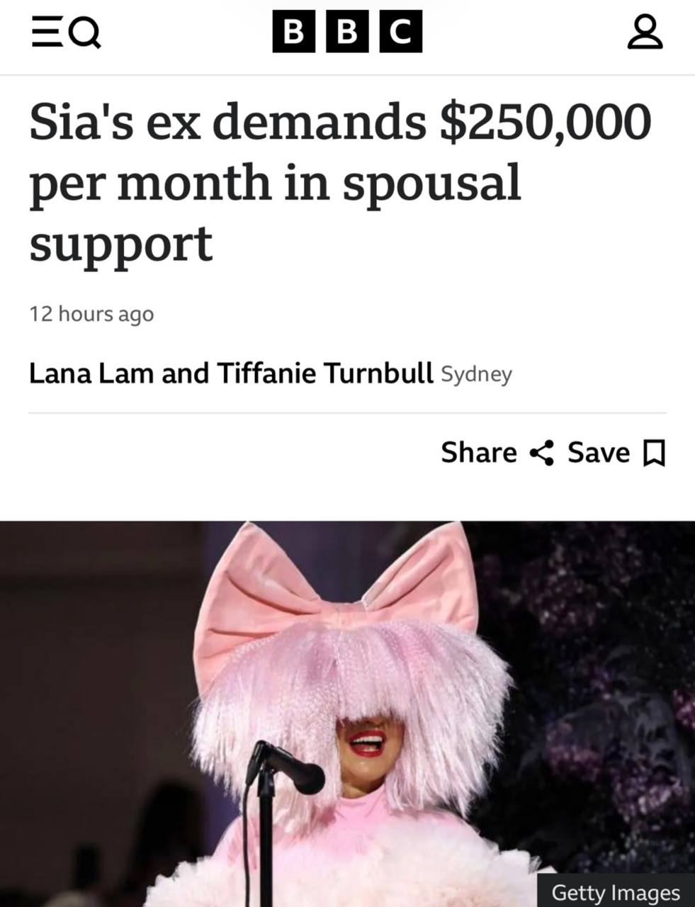 Бывший муж певицы Sia потребовал от неё выплачивать 250 тыс почти 20 млн в месяц потому что он привык к роскошной жизни в браке Из за жены звезды он закончил карьеру и жил в кайф но после развода ему будет сложно устроиться на работу и вернуть прежний уровень комфорта заявляет парень investingcorp