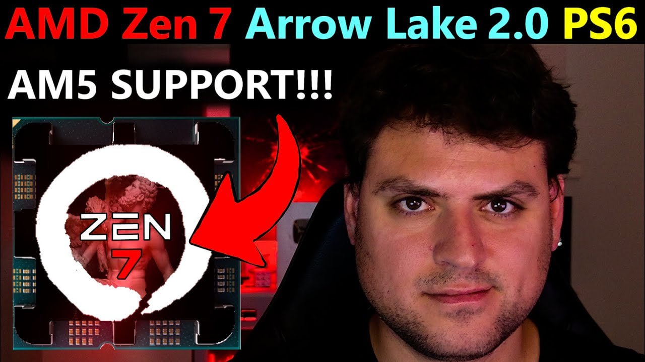 AMD готовит Zen 5 Refresh и может выпустить Zen 7 для AM5 По данным Moore s Law Is Dead, обновлённый Zen 5 получит улучшенный контроллер DDR5 для работы с более высокими частотами Также обсуждается Zen 7 для AM5 — тогда сокет завершит своё развитие с поддержкой 32-ядерных процессоров // AM5 может повторить успех легендарного AM4