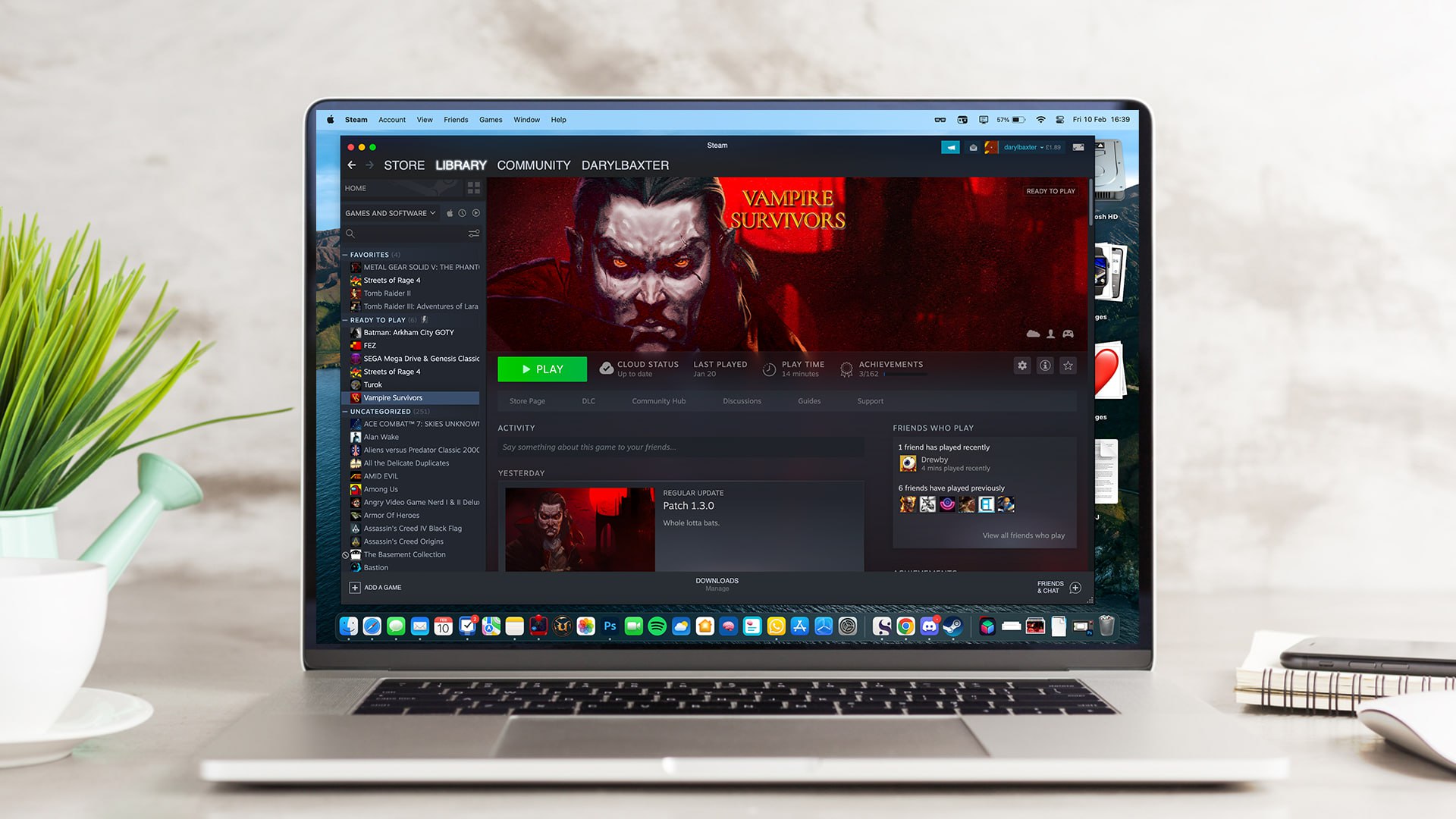 Valve верит в игры на Mac: вышло оптимизированное под Apple Silicon приложение Steam Пока клиент доступен в бета-версии, Valve тестирует перевод движка Chromium Embedded Framework с x86 на ARM. Установить бету может любой желающий через Steam —> Настройки —> Интерфейс. Текущая версия Steam на Mac эмулируется через Rosetta 2. Такой подход Габена выглядит логичным, так как на компьютеры Apple портируют все больше игр, включая Cyberpunk 2077. Мой Компьютер