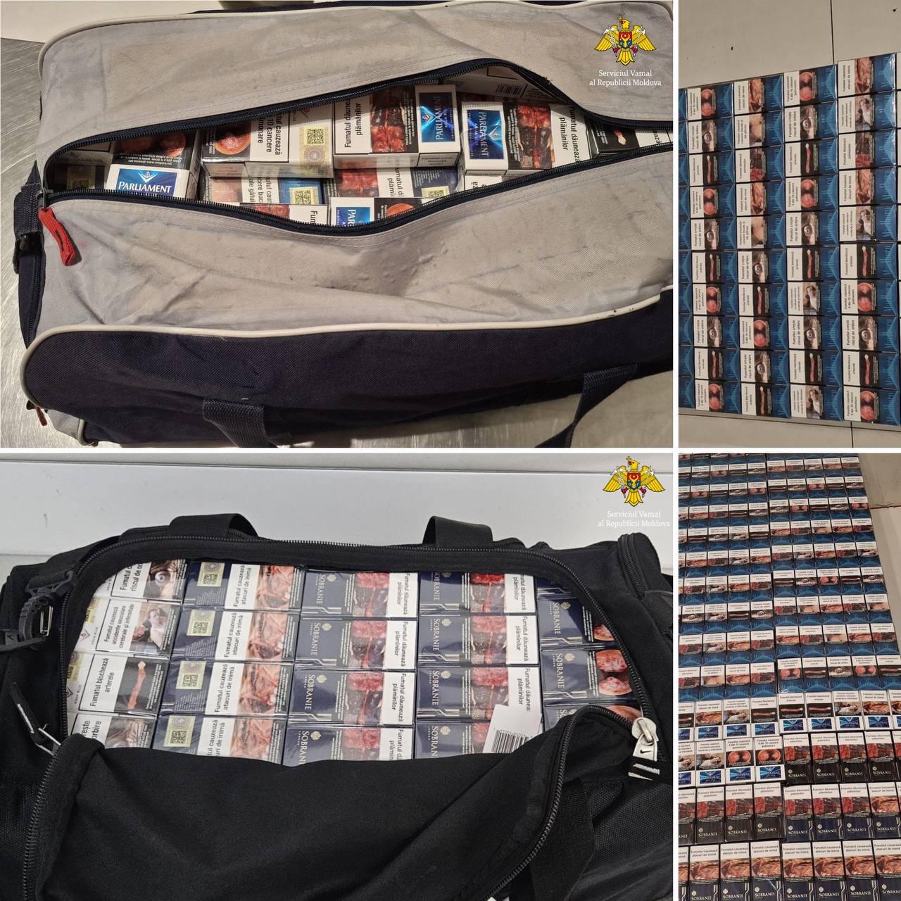 В аэропорту Кишинёва сотрудники пограничной службы предотвратили попытку контрабанды Двух пассажиров задержали при попытке вывезти в Лондон 650 пачек сигарет Оба пытались пройти по зелёному коридору не декларируя товар что вызвало подозрения у сотрудников В результате у 31 летнего мужчины с двойным гражданством обнаружили 340 пачек сигарет у другого пассажира 36 лет 310 пачек Табак изъят на нарушителей составлены протоколы Подпишись на Moldova Liberă