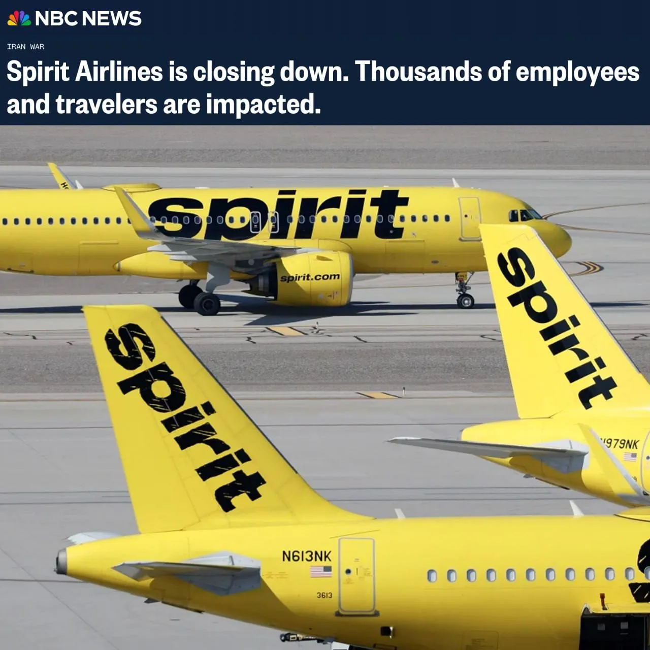Американская авиакомпания Spirit Airlines объявила о прекращении работы и отменила все рейсы Одной из причин по данным NBC News стал топливный кризис на фоне конфликта в Иране Закрытие авиаперевозчика как отмечают журналисты ударит по тысячам сотрудников и пассажиров Ранее Bloomberg сообщал что из за аналогичной ситуации 19 из 20 крупнейших авиакомпаний мира уже сократили число рейсов Подпишись RogandarNEWs Мы в MAX