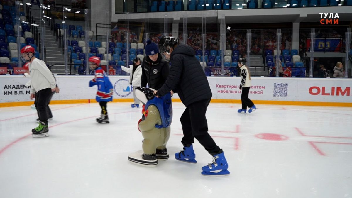 В Туле и Новомосковске школьники бесплатно осваивают хоккей в проекте Все на лёд В тульском Ледовом дворце состоялось очередное массовое катание в рамках проекта Все на лёд Смотреть видео
