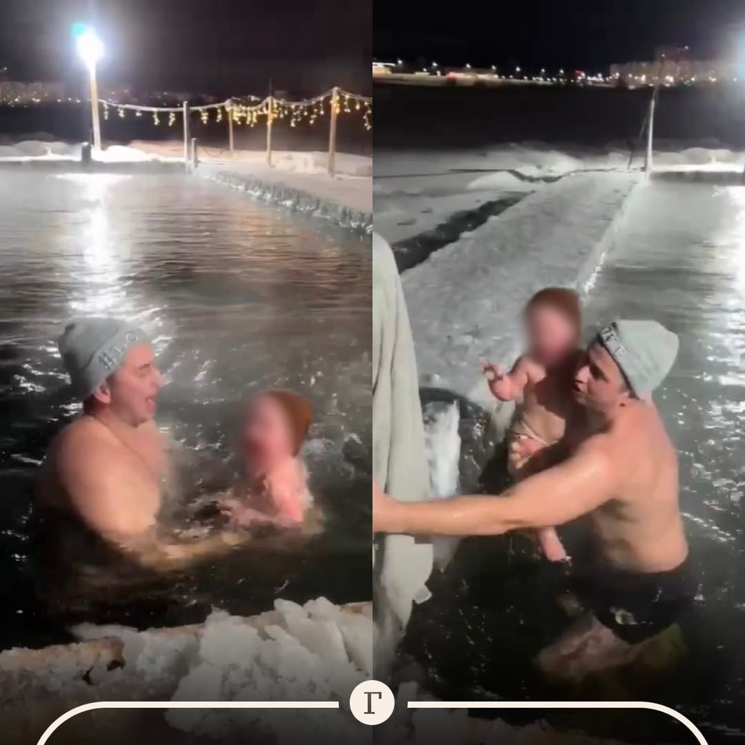 Отец из Сургута искупал ребенка в проруби в 30 C Мартину нет и полутора лет а его уже приобщили к местному сообществу моржей Отец вынес его на мороз в нижнем белье трижды окунул в ледяную воду и немного промокнул полотенцем Ребенок явно испугался и начал плакать но на странице сообщества моржей Сургута заявили что лицо Мартина выражало радость и доверие   Читайте Газету Ru в MAX