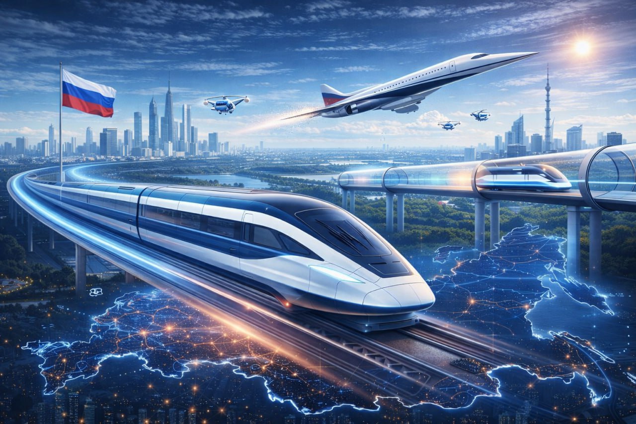Правительство утвердило транспорт будущего для России Правительство РФ утвердило новую Концепцию научно технологического развития транспортного комплекса на ближайшие 10 лет В документ включен перечень перспективных технологий на которые будет сделана ставка Ключевые направления будущего магнитная левитация маглев поезда на магнитной подушке способные разгоняться до 600 км ч без трения о рельсы сверхзвуковые гражданские самолеты дирижабли экранопланы конвертопланы и аэротакси вакуумный транспорт аналог Hyperloop и амфибии способные работать в нескольких средах вода воздух земля беспилотники интеллектуальные системы управления водородные и электрические заправки Цель концепции создание высокотехнологичной транспортной системы мирового уровня geonrgru YouTube sponsr ru