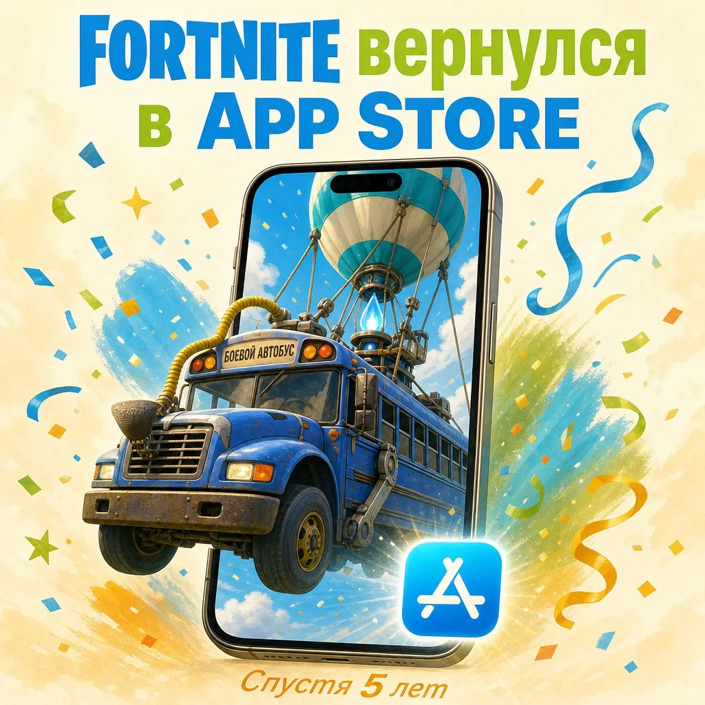 Fortnite вернулся в App Store Epic Games и Apple наконец помирились и Fortnite снова можно скачать из App Store по всему миру Игру выкинули из магазина ещё в 2020 м после громкого скандала с обходом комиссии Apple и с тех пор на айфонах в неё нормально поиграть было нельзя Приятный бонус приложение доступно даже в российском регионе Фортнайтеры с возвращением AppleInsider в MAX Подписаться