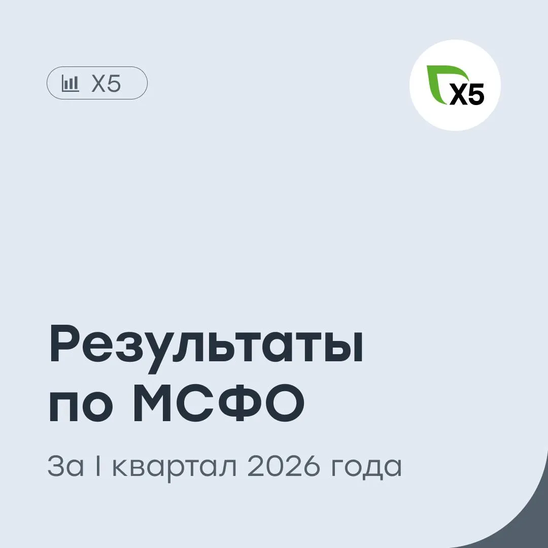 X5 падение потребительского спроса давит Продуктовый ритейлер опубликовал финансовые результаты по МСФО за I квартал 2026 года Выручка выросла на 11 3 год к году и составила 1 2 трлн рублей Чистая прибыль снизилась на 27 6 до 13 3 млрд рублей Рентабельность чистой прибыли 1 1 против 1 7 годом ранее Операционная прибыль выросла на 31 2 до 33 8 млрд рублей Скорр EBITDA выросла на 25 8 до 64 3 млрд рублей Рентабельность по скорр EBITDA 5 4 против 4 8 годом ранее Расходы выросли на 12 до 231 2 млрд рублей или 19 4 от выручки Чистый долг к концу периода составил 335 5 млрд рублей Чистый долг EBITDA 1 17х LFL продажи выросли на 6 1 при росте среднего чека на 7 9 Результаты за I квартал 2026 года оцениваем как нейтральные Компания сохраняет рост выручки однако давление со стороны снижения потребительского спроса отражается на чистой прибыли При этом операционные метрики выглядят устойчиво скорректированная EBITDA выросла а рентабельность улучшилась LFL продажи прибавили 6 1 главным образом за счет роста среднего чека что указывает на сохраняющееся влияние инфляции и осторожное поведение покупателей Долговая нагрузка остается комфортной что сохраняет компании пространство для выплат акционерам Наш таргет по акциям X5 3943 покупать X5 vse v cifre