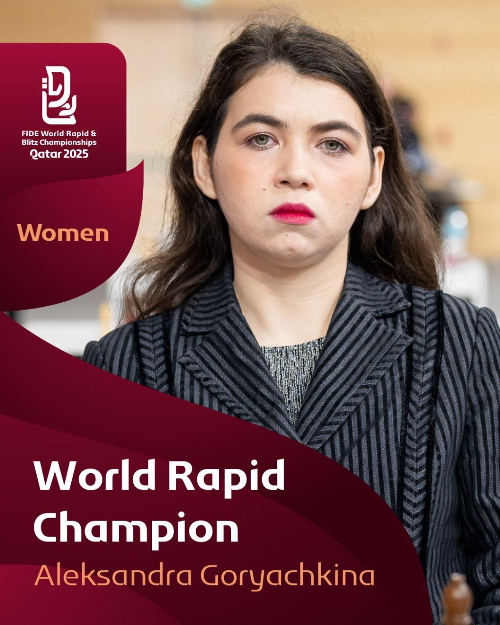 Российская шахматистка Александра Горячкина выиграла чемпионат мира по рапиду На тай брейке россиянка оказалась сильнее китаянки Чжу Цзиньэр победив в первой партии и сыграв вничью во второй У мужчин чемпионом 2025 года по рапиду стал норвежец Магнус Карлсен Подписывайтесь на РИА Новости Спорт в МАХ